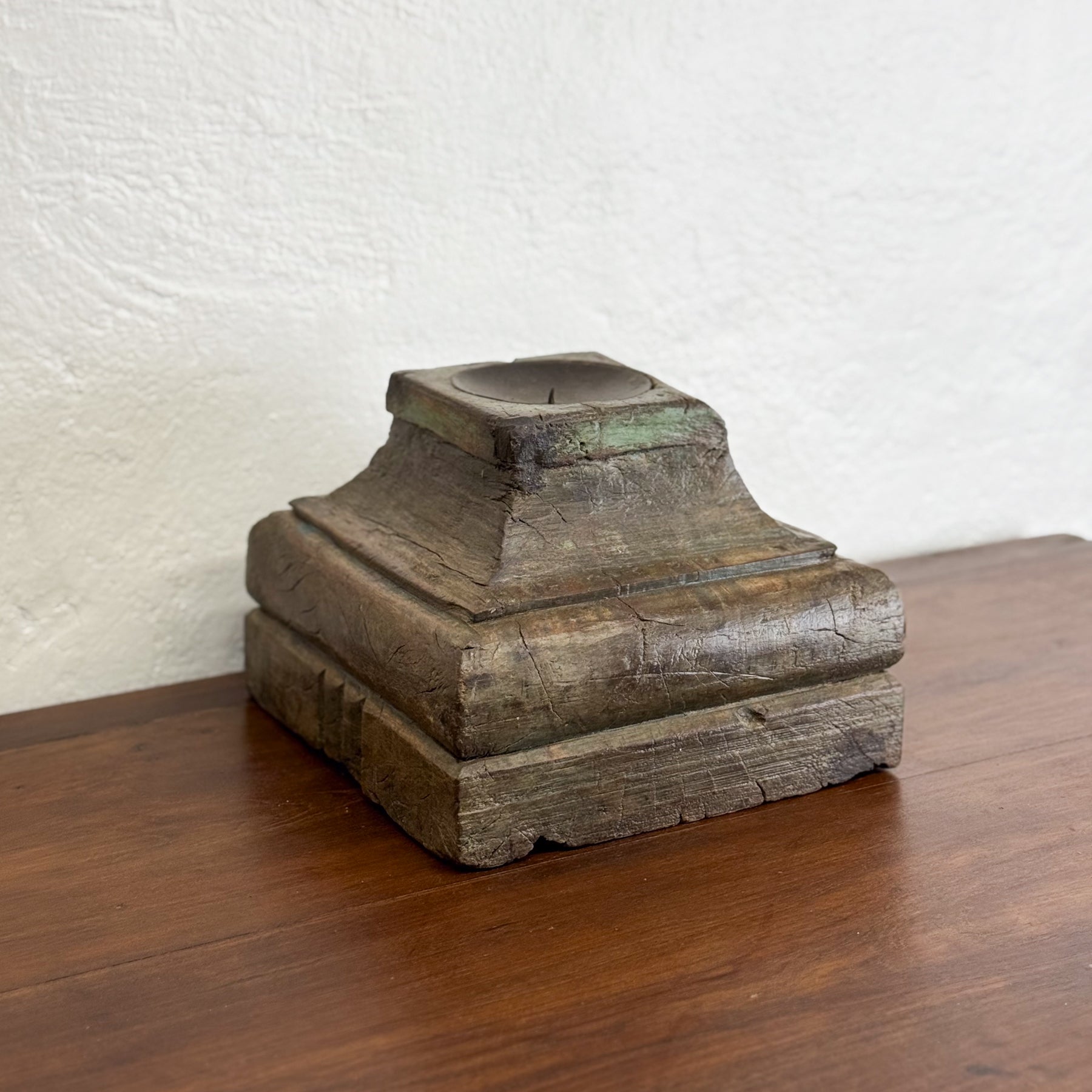 Old Column Base Candle Stand I