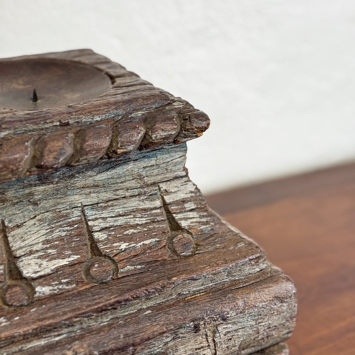 Old Column Base Candle Stand V