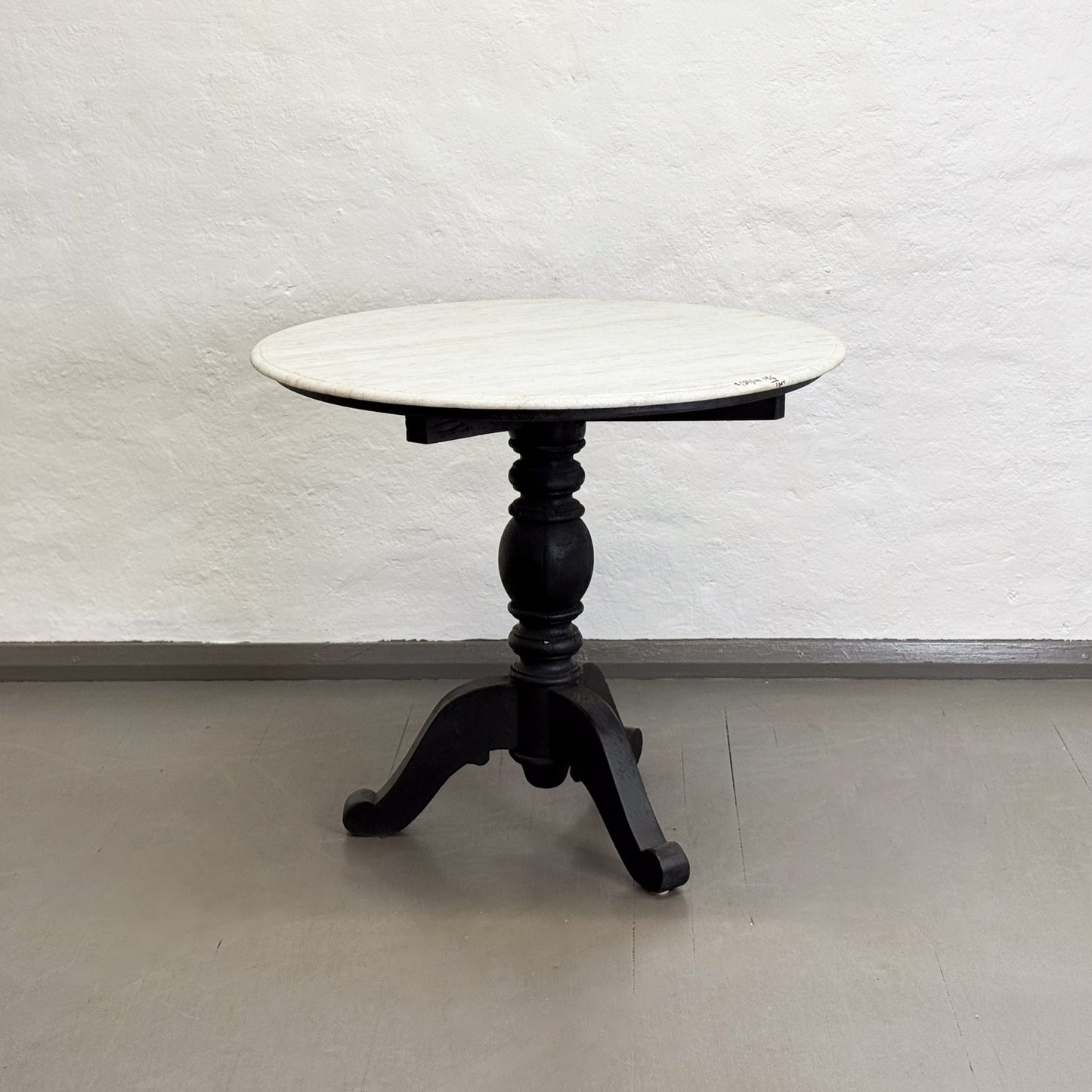 Pedestal Table with Marble Top