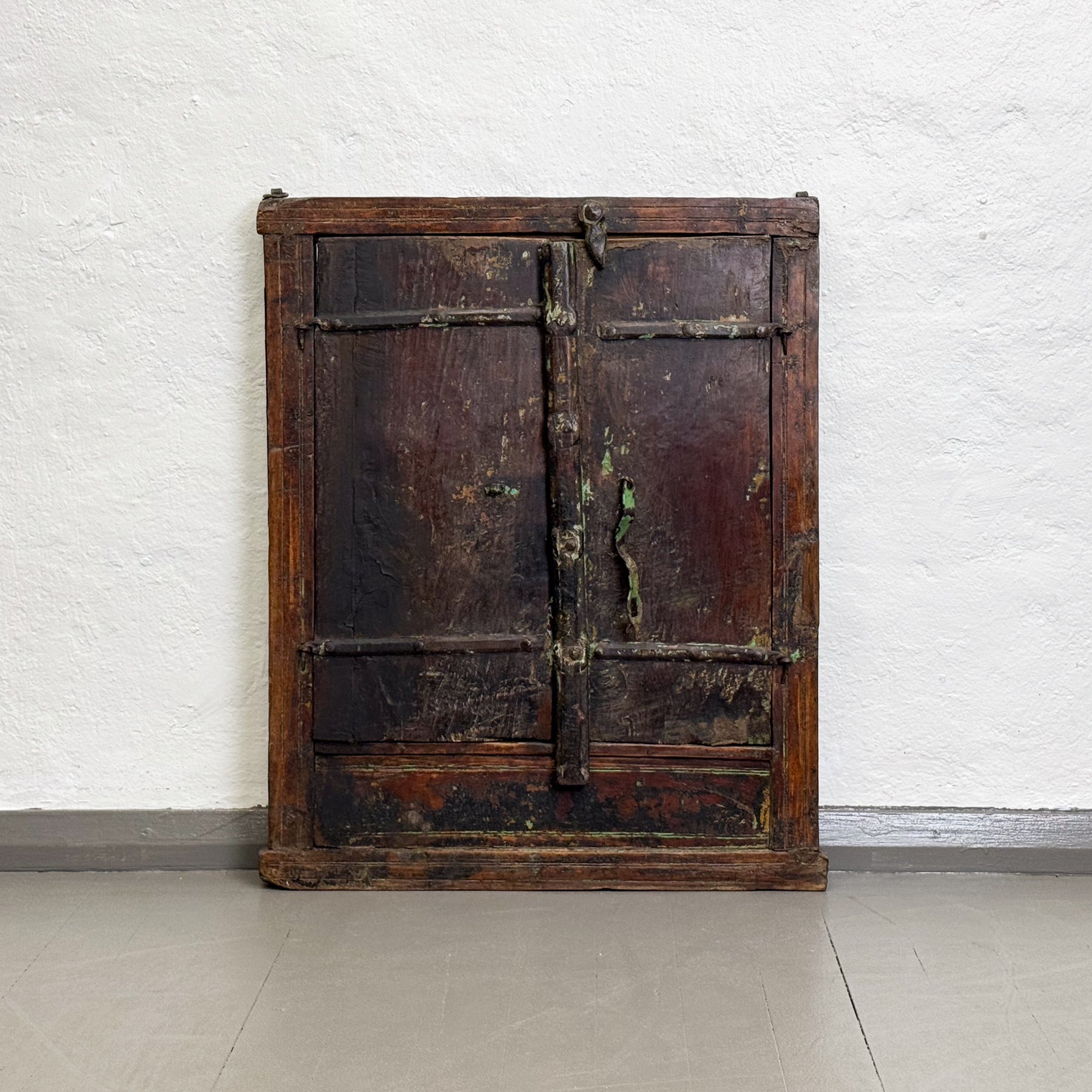 Vintage Shutter Window with Mirror II