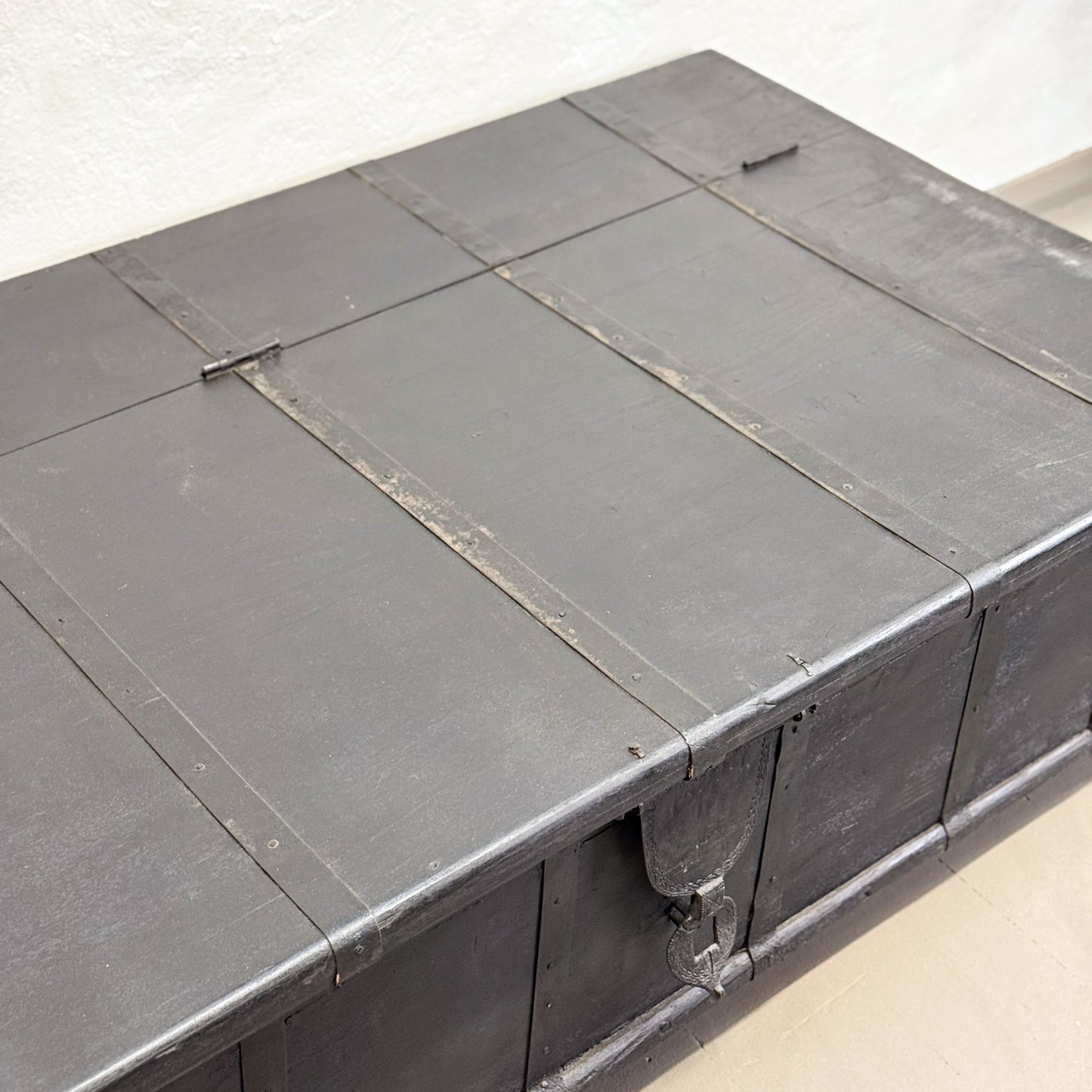 Painted Teak Coffee Box