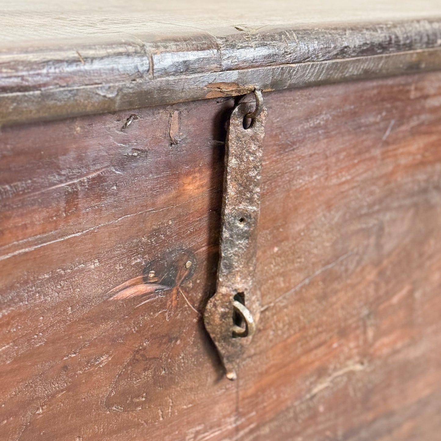 Vintage Chest with Iron Detail
