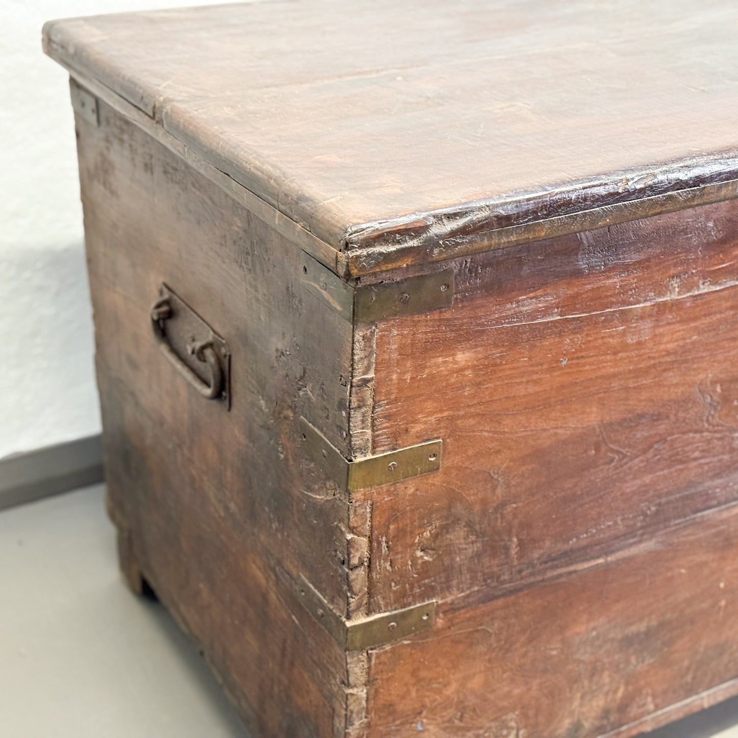 Vintage Chest with Iron Detail