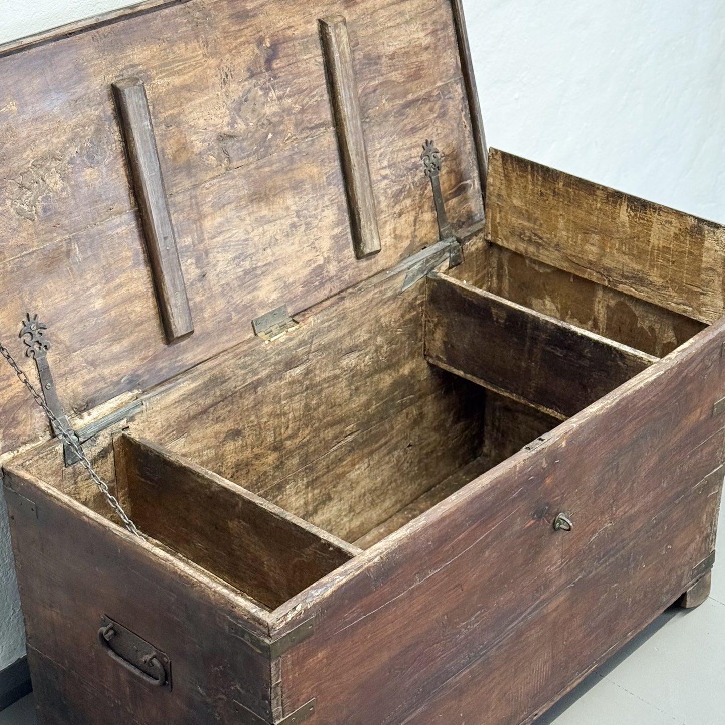 Vintage Chest with Iron Detail