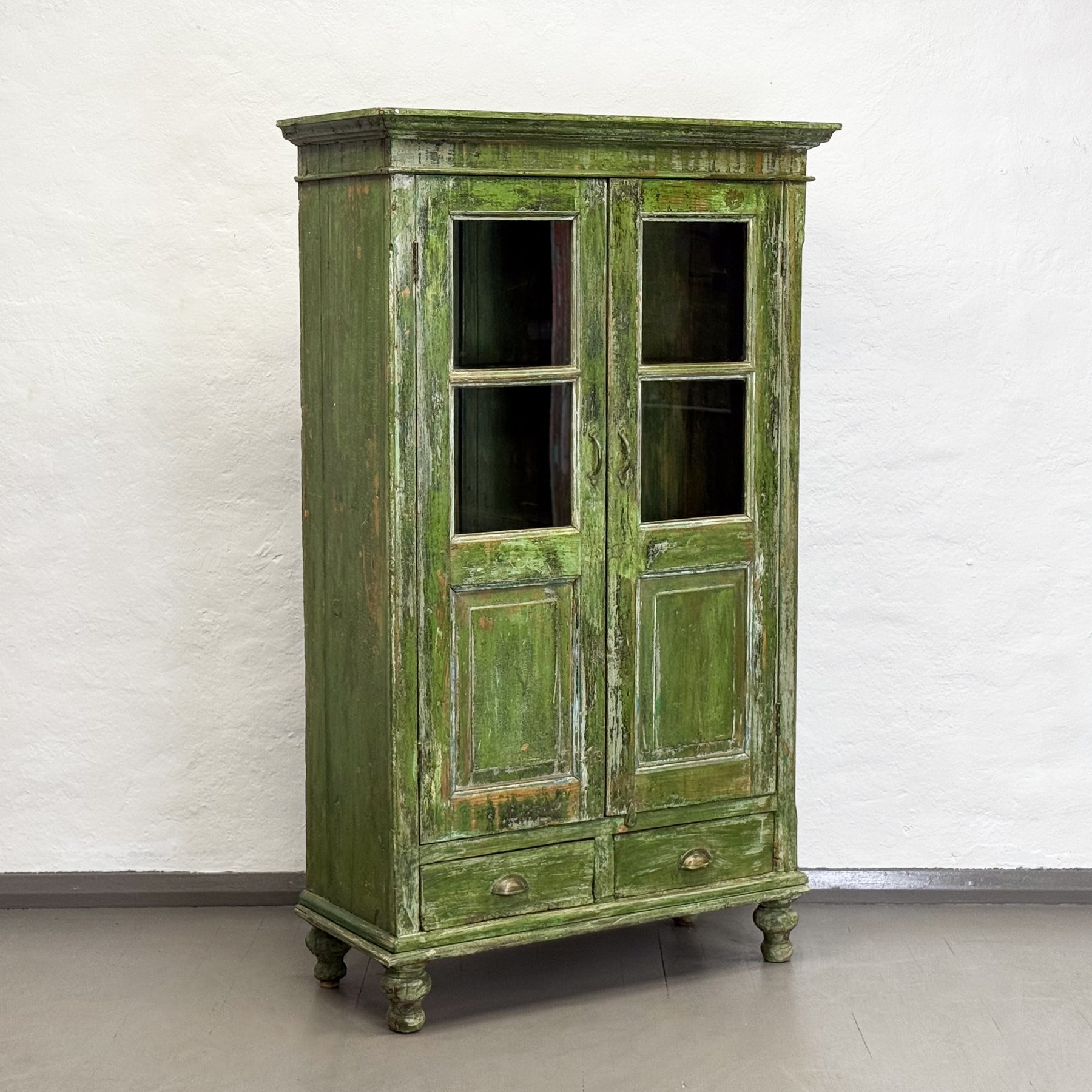 2 Drawer Almirah with Glass