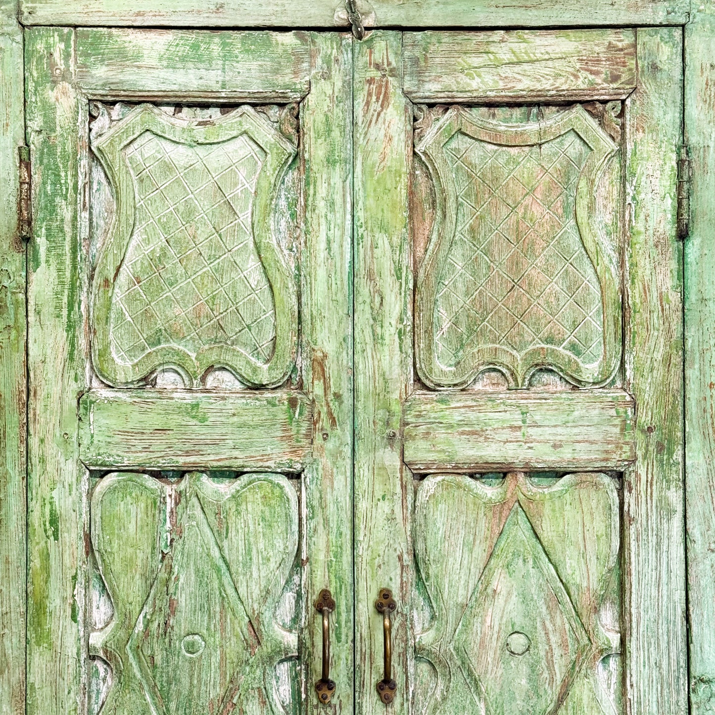 Carved Teak Almirah