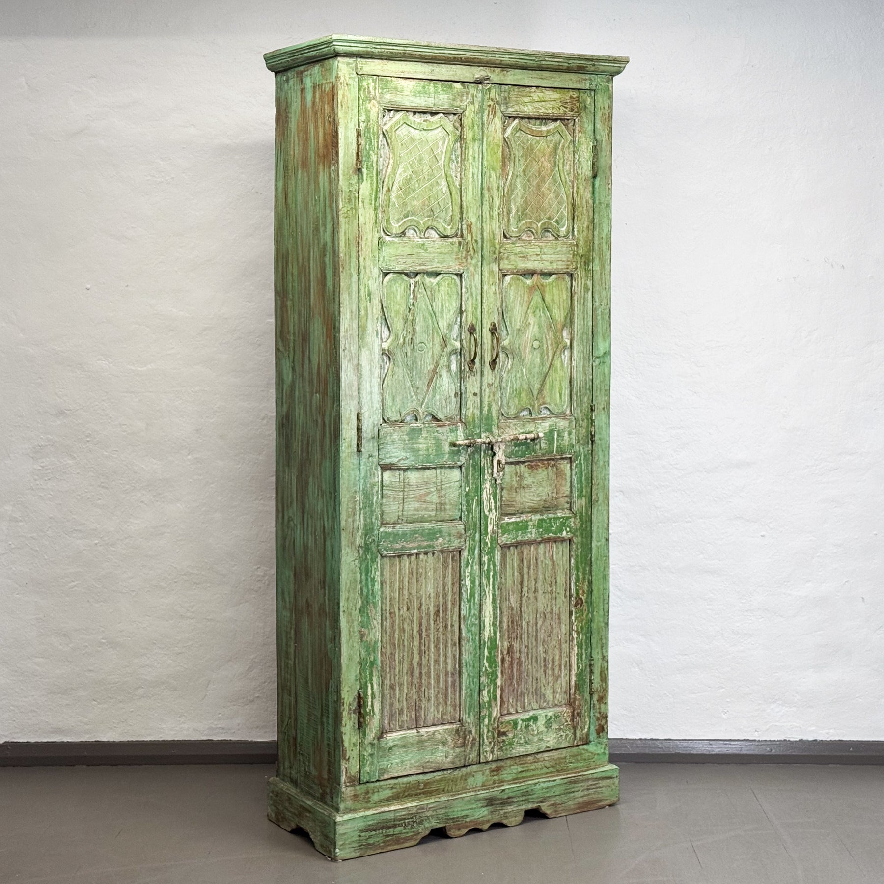 Carved Teak Almirah