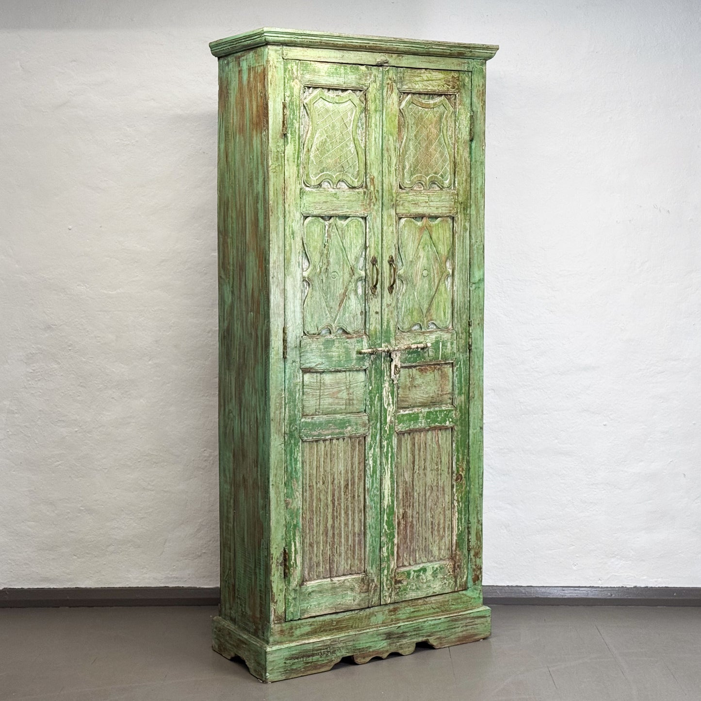 Carved Teak Almirah