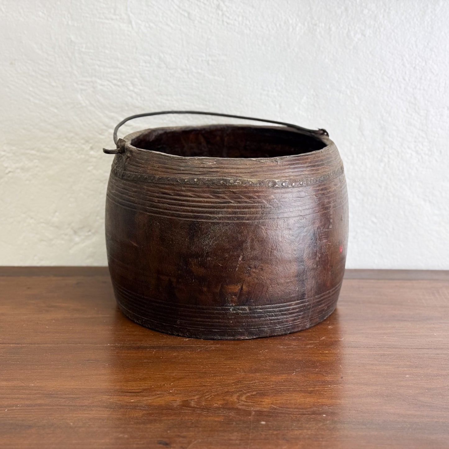 Assorted Timber Bucket with Handle