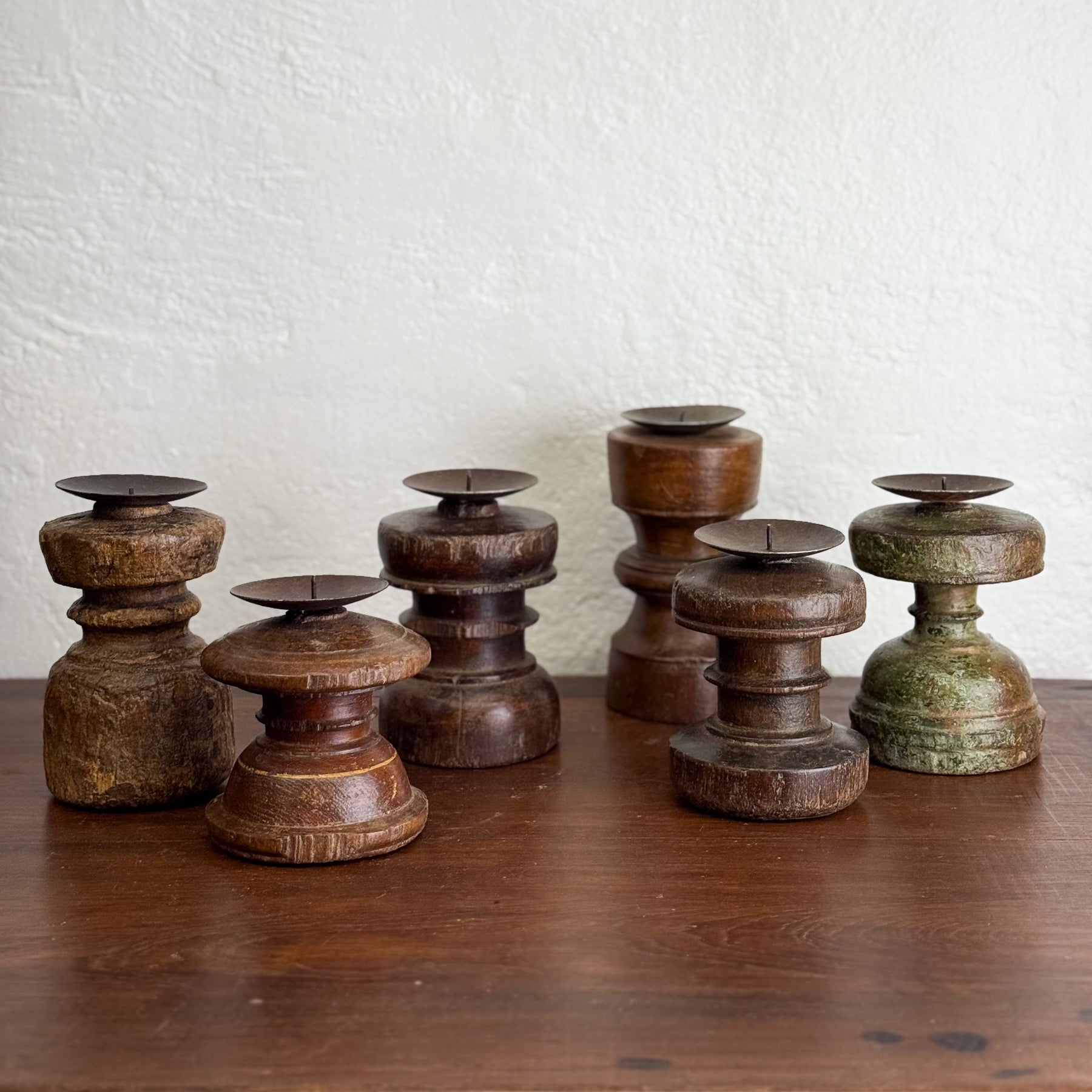 Assorted Wooden Candle Stand