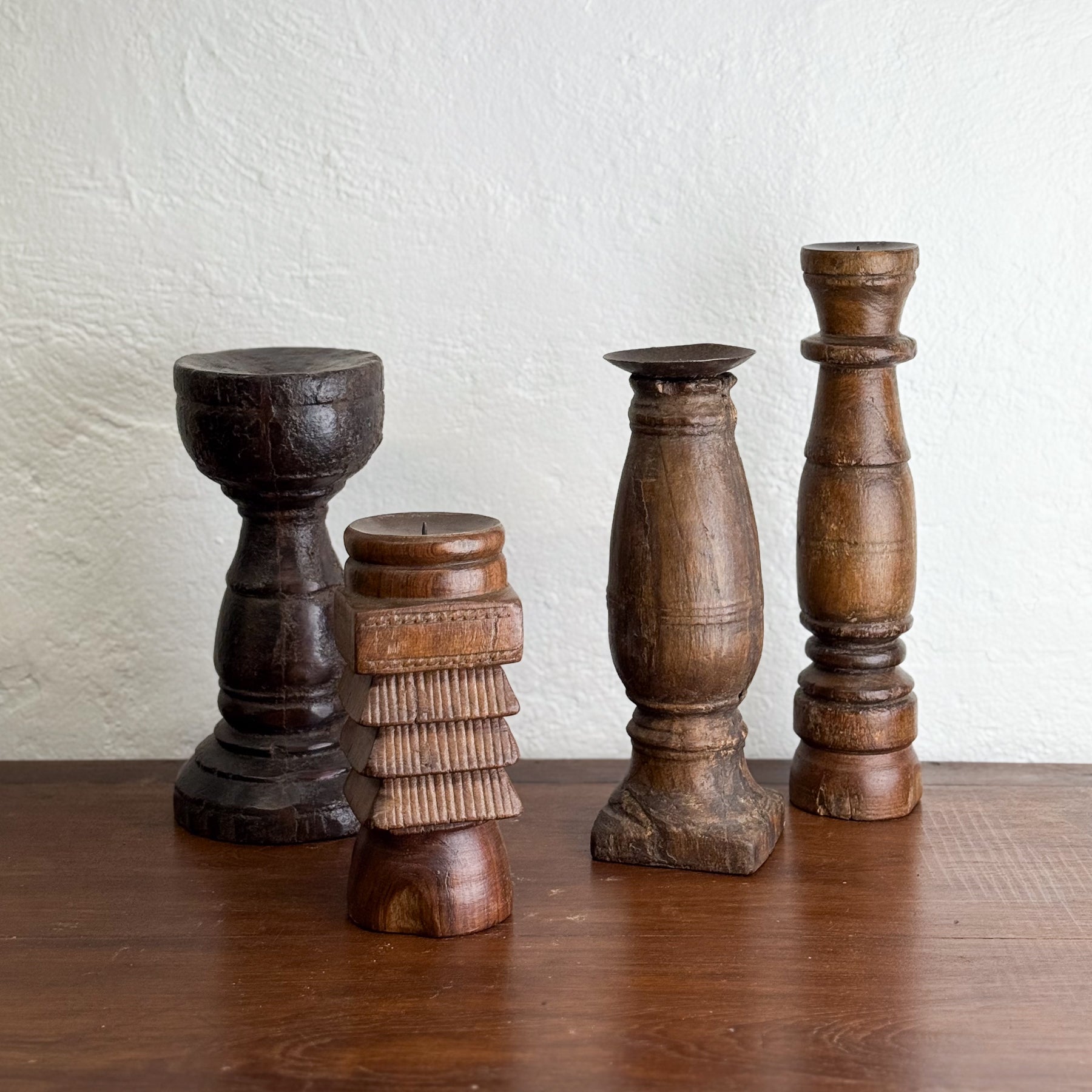 Assorted Furniture Leg Candle Stand
