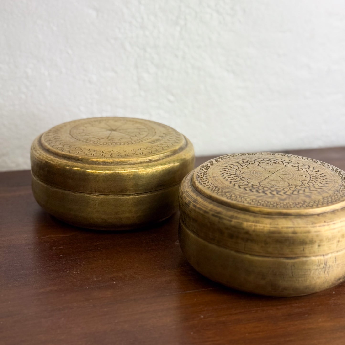 Medium Brass Chapati Box