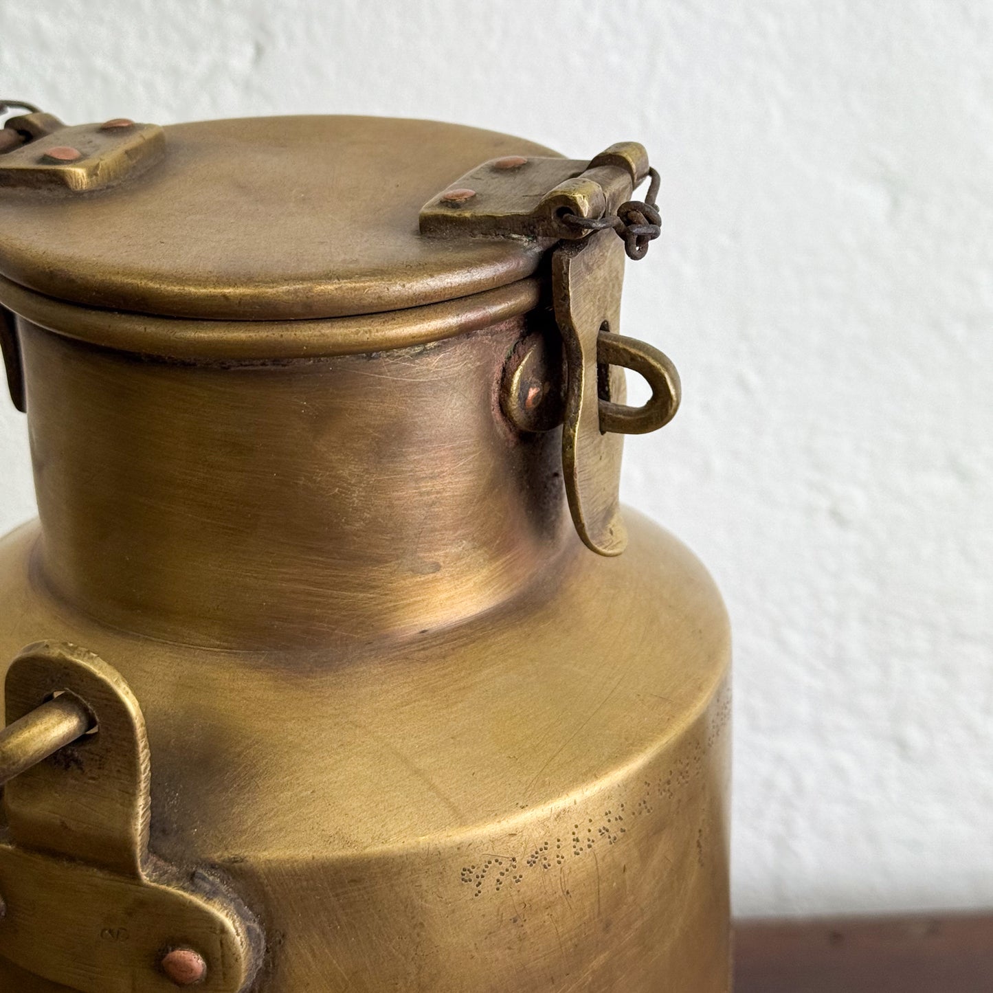 Brass Milk Container