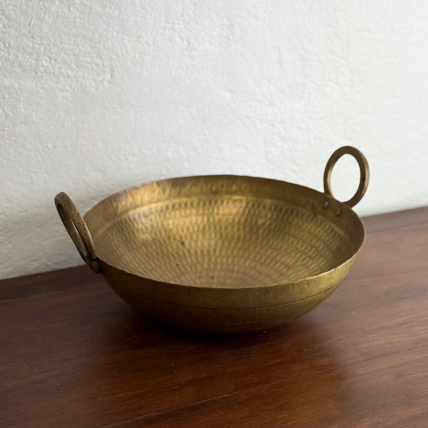 Hammered Brass Kadai