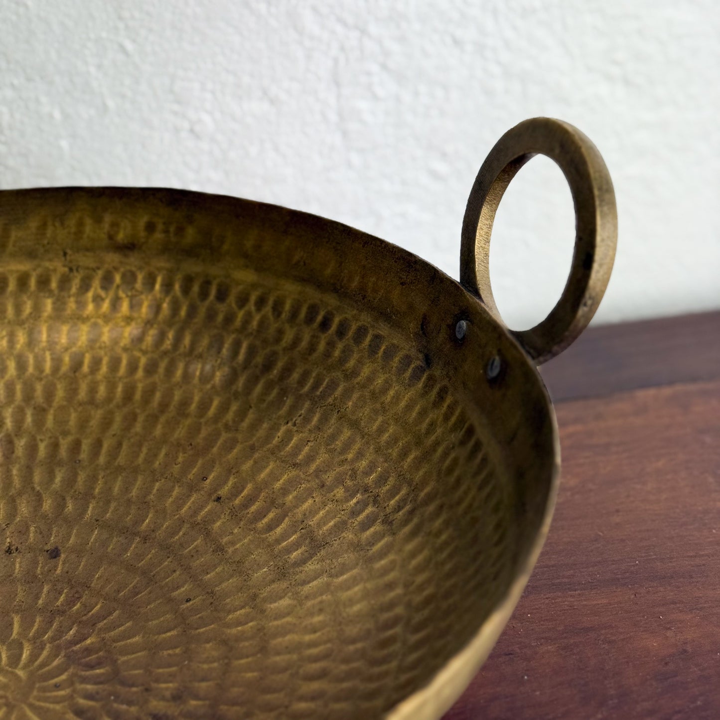 Hammered Brass Kadai