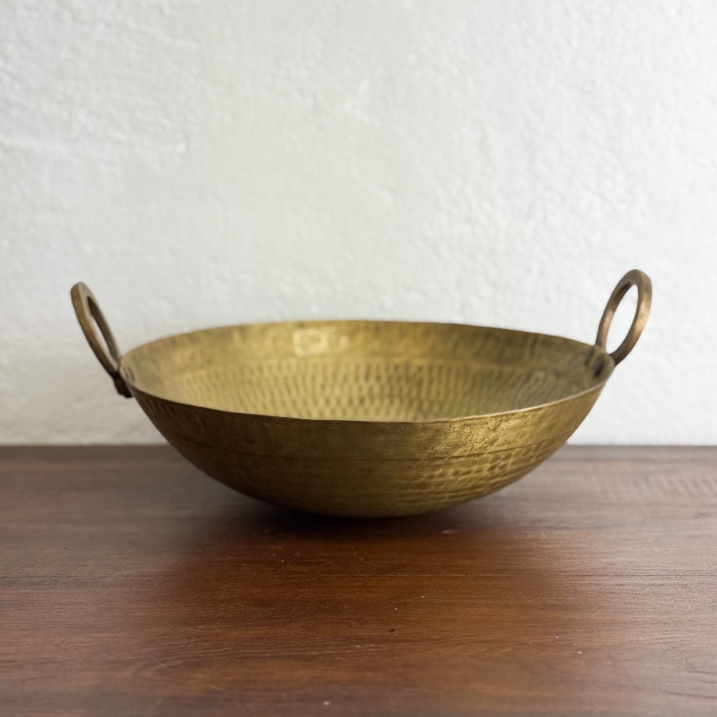 Hammered Brass Kadai