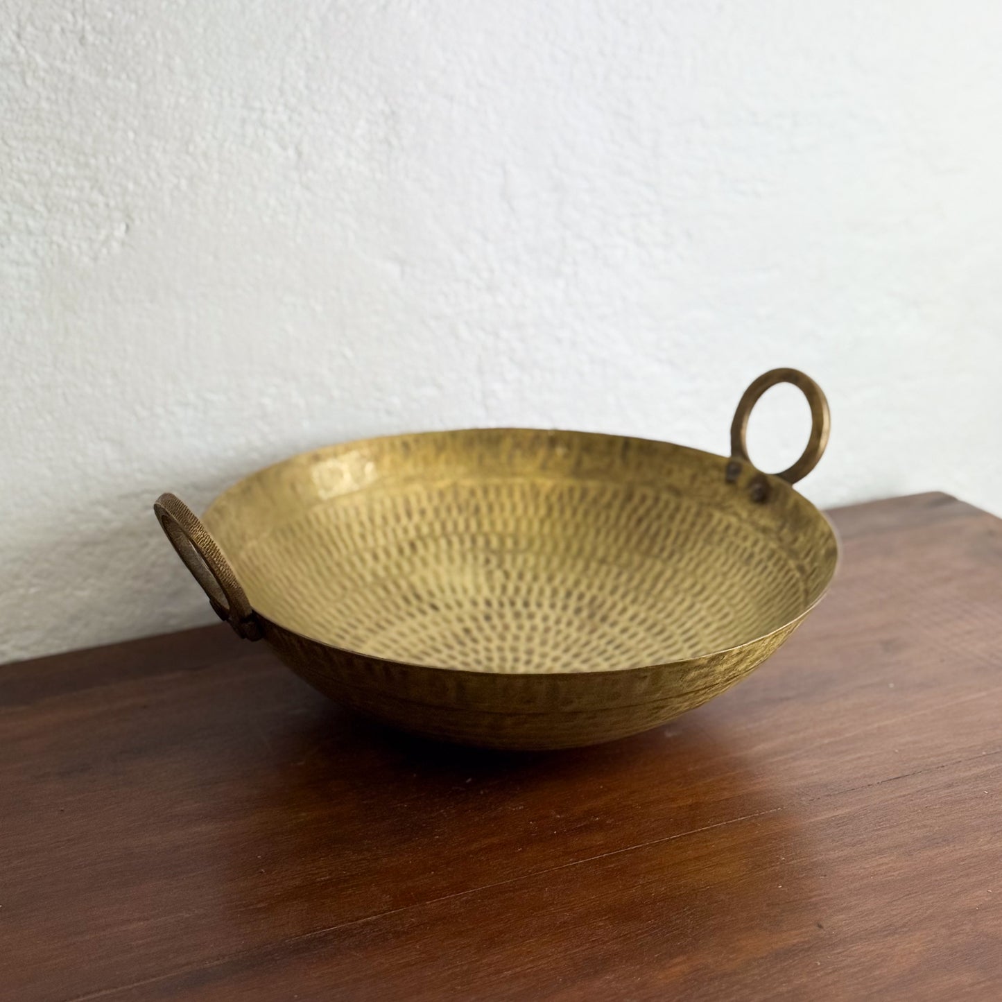 Hammered Brass Kadai
