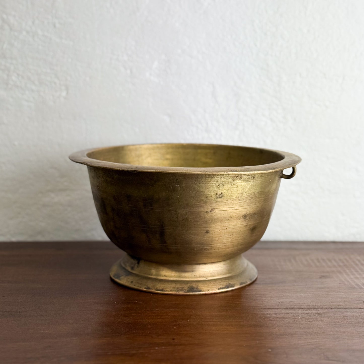 Footed Brass Bowl