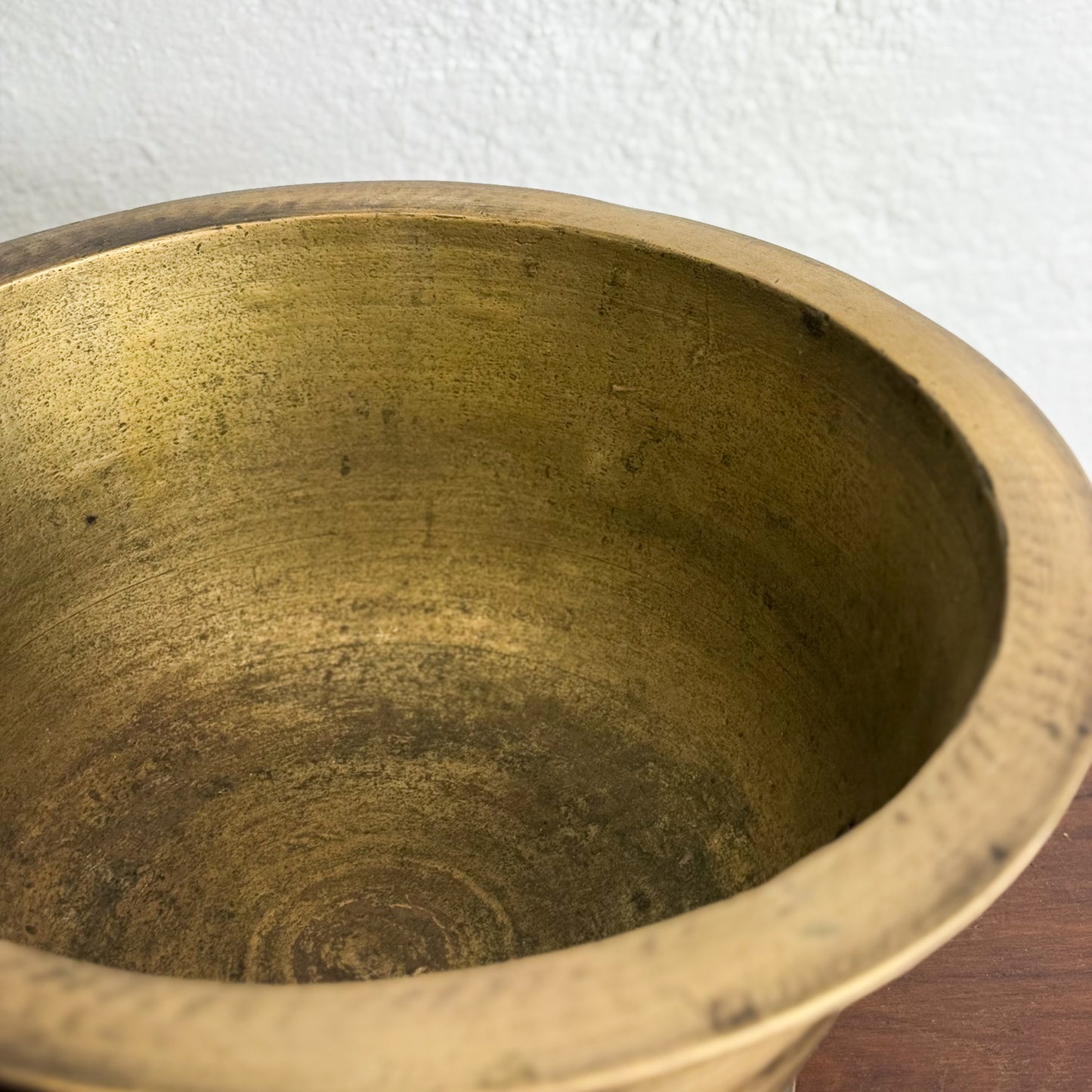 Footed Brass Bowl
