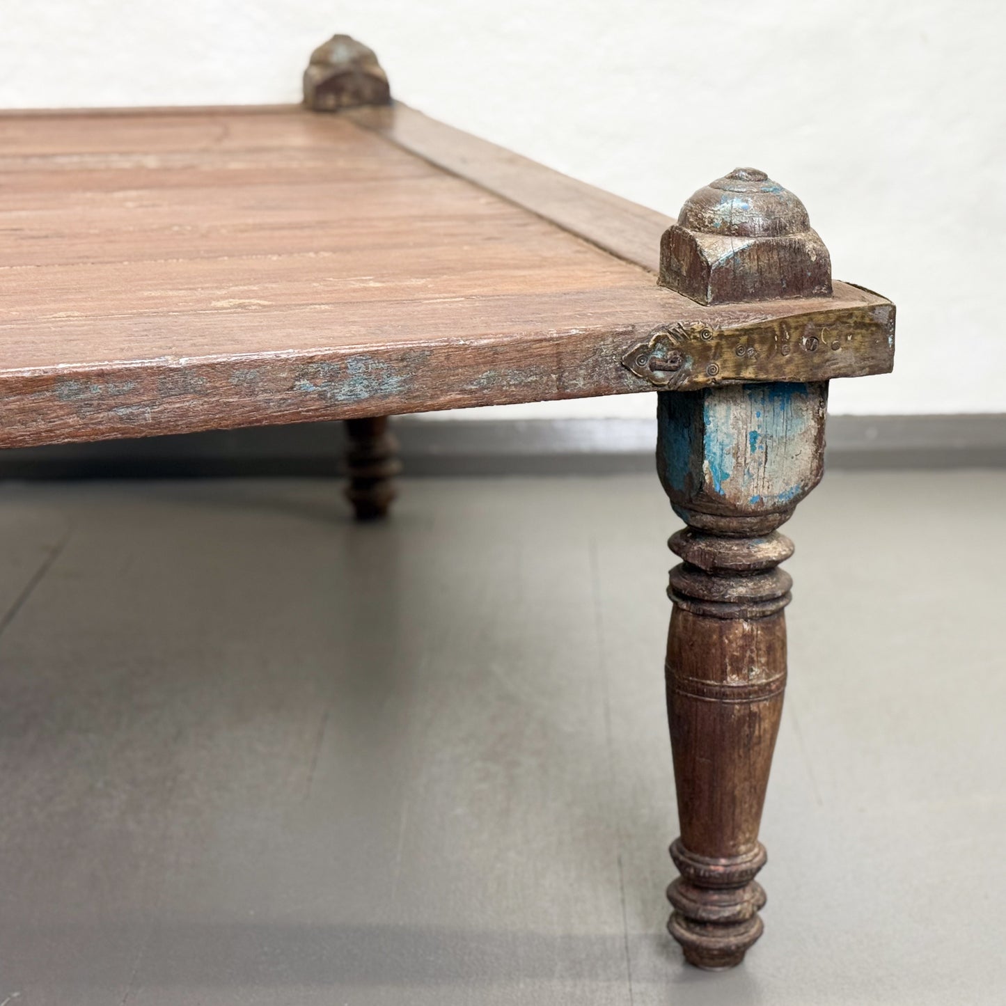 Vintage Teak Weaving Table