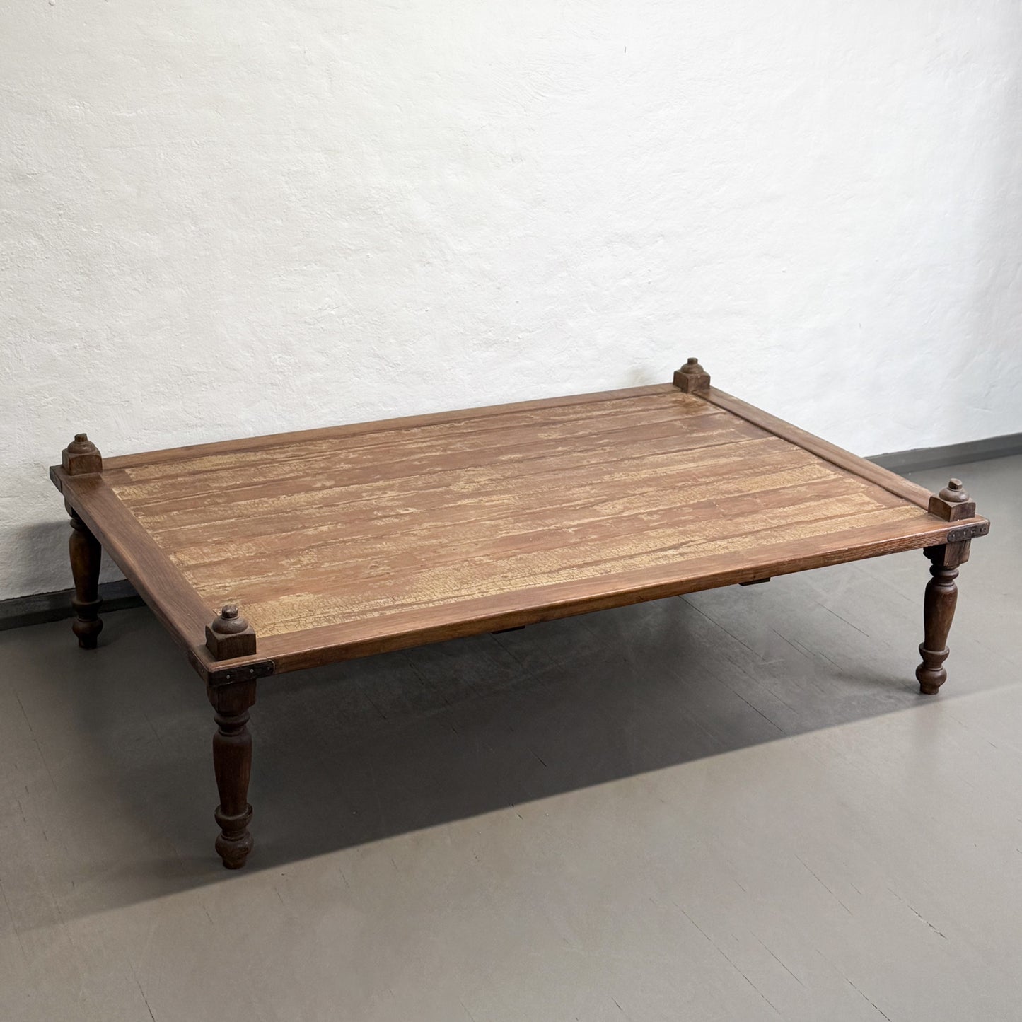 Vintage Teak Weaving Coffee Table
