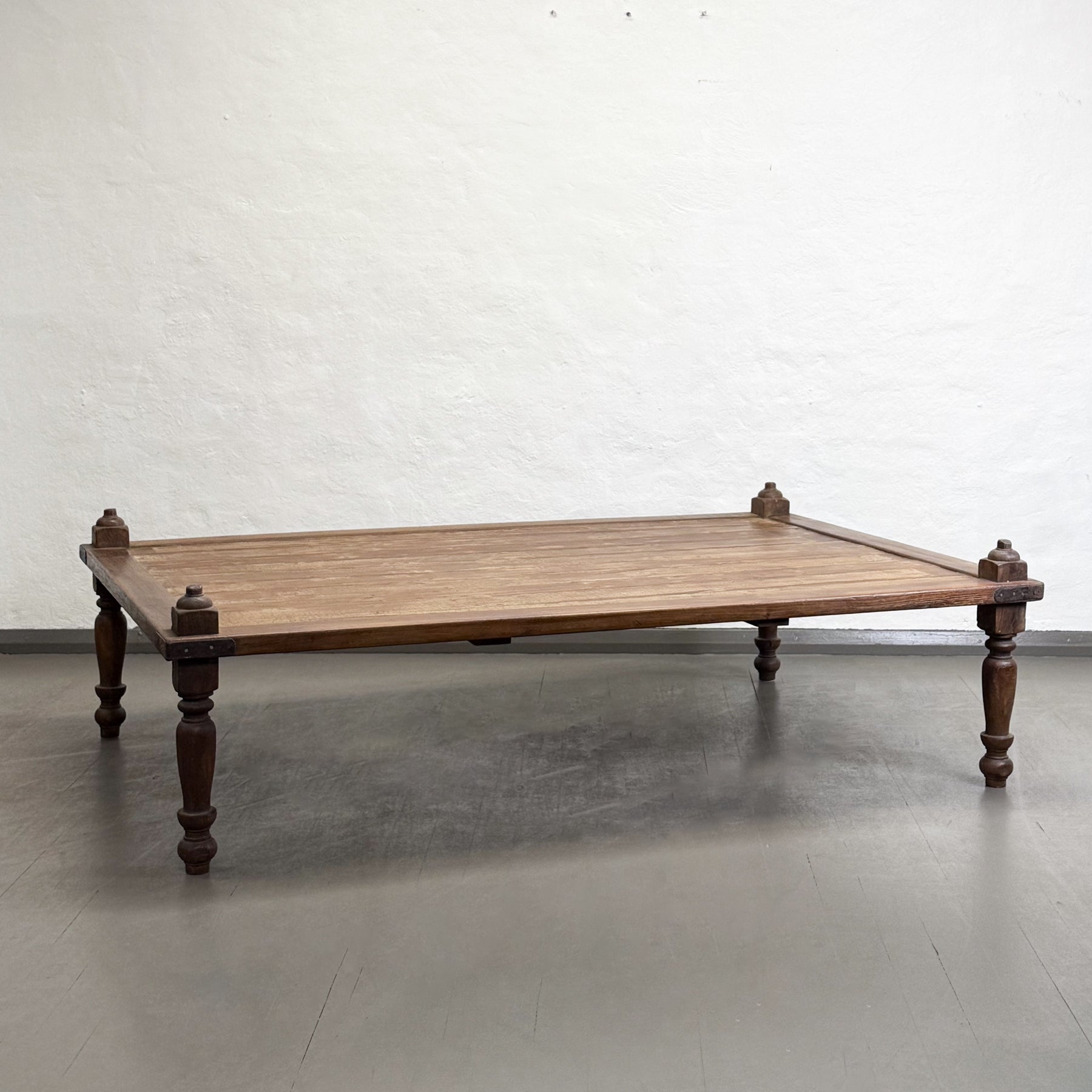 Vintage Teak Weaving Coffee Table
