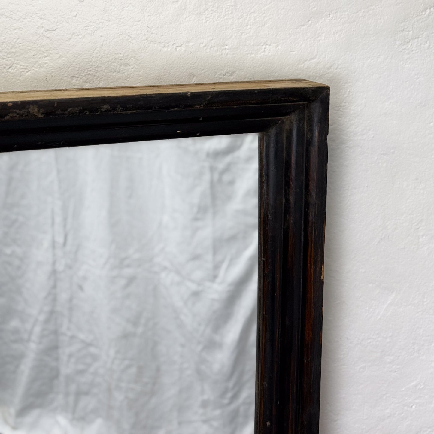 Simple Teak Framed Mirror II