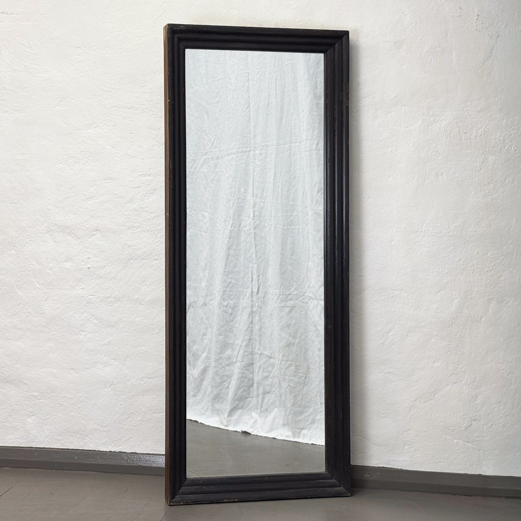 Simple Teak Framed Mirror III