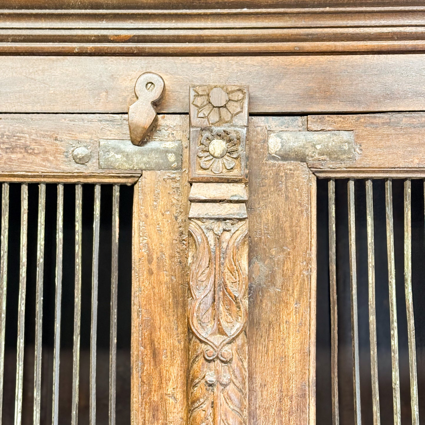 Iron Slatted Door Almirah