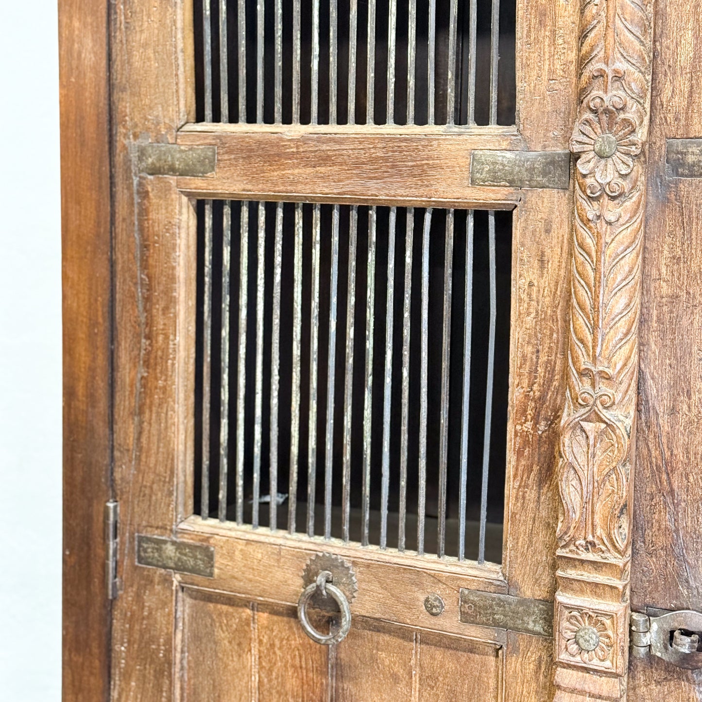 Iron Slatted Door Almirah