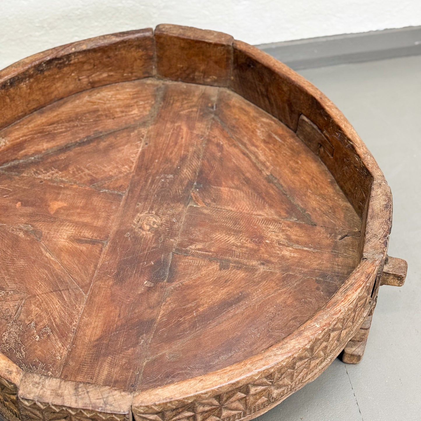 Carved Chakki Grinder I