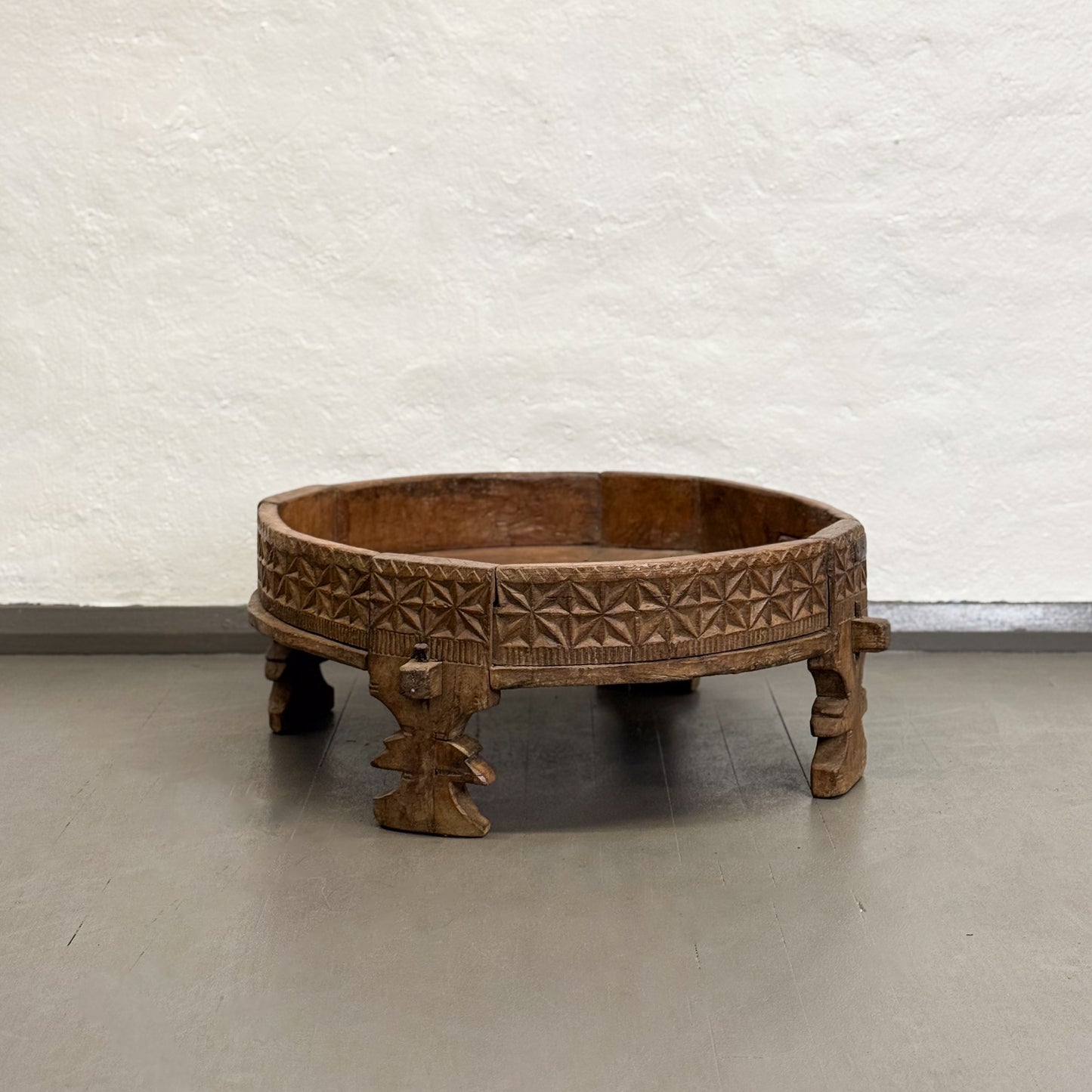 Carved Chakki Grinder I