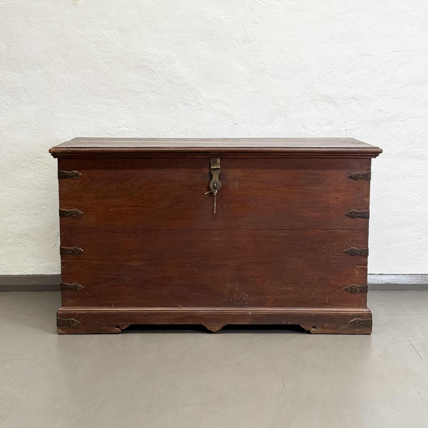 Timber Chest with Brass Details