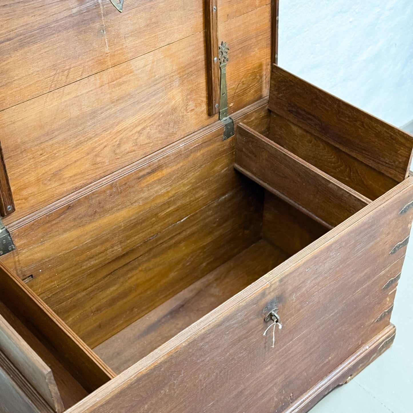 Timber Chest with Brass Details