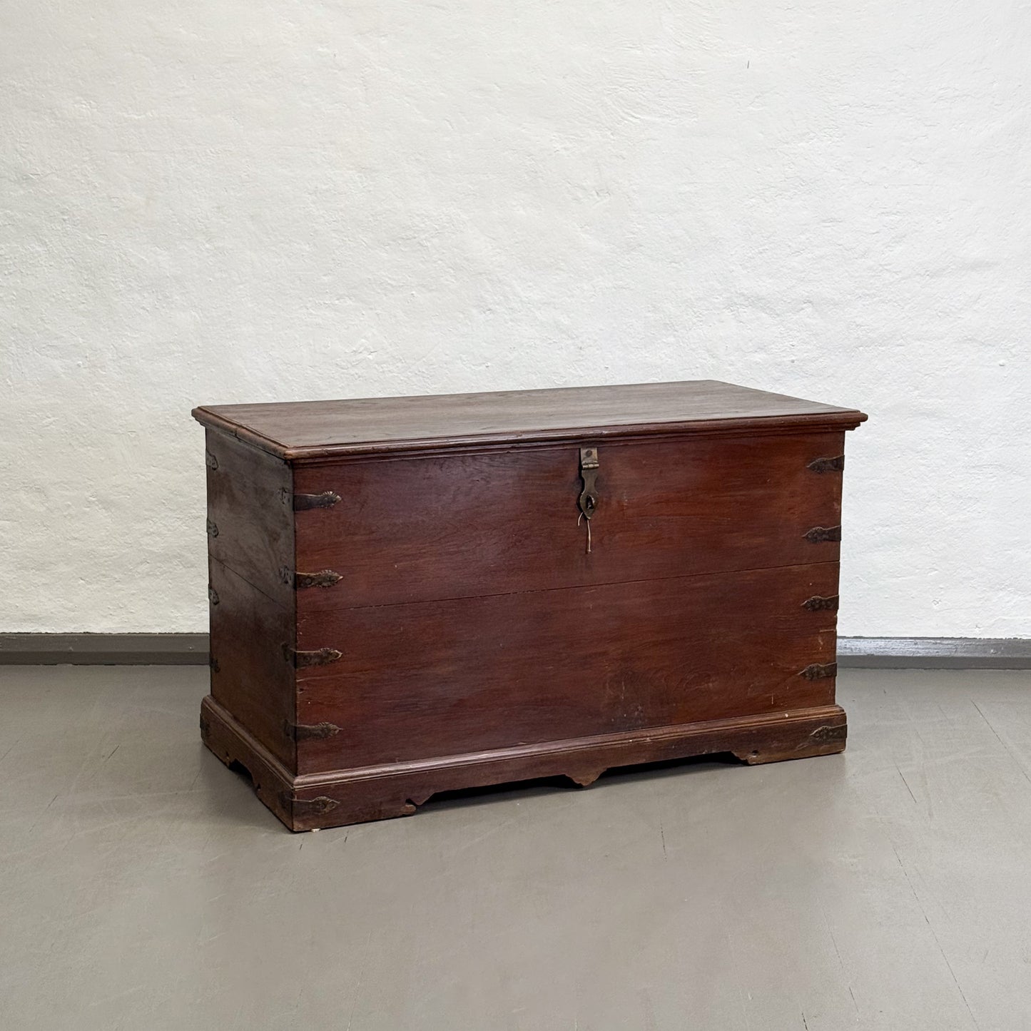 Timber Chest with Brass Details
