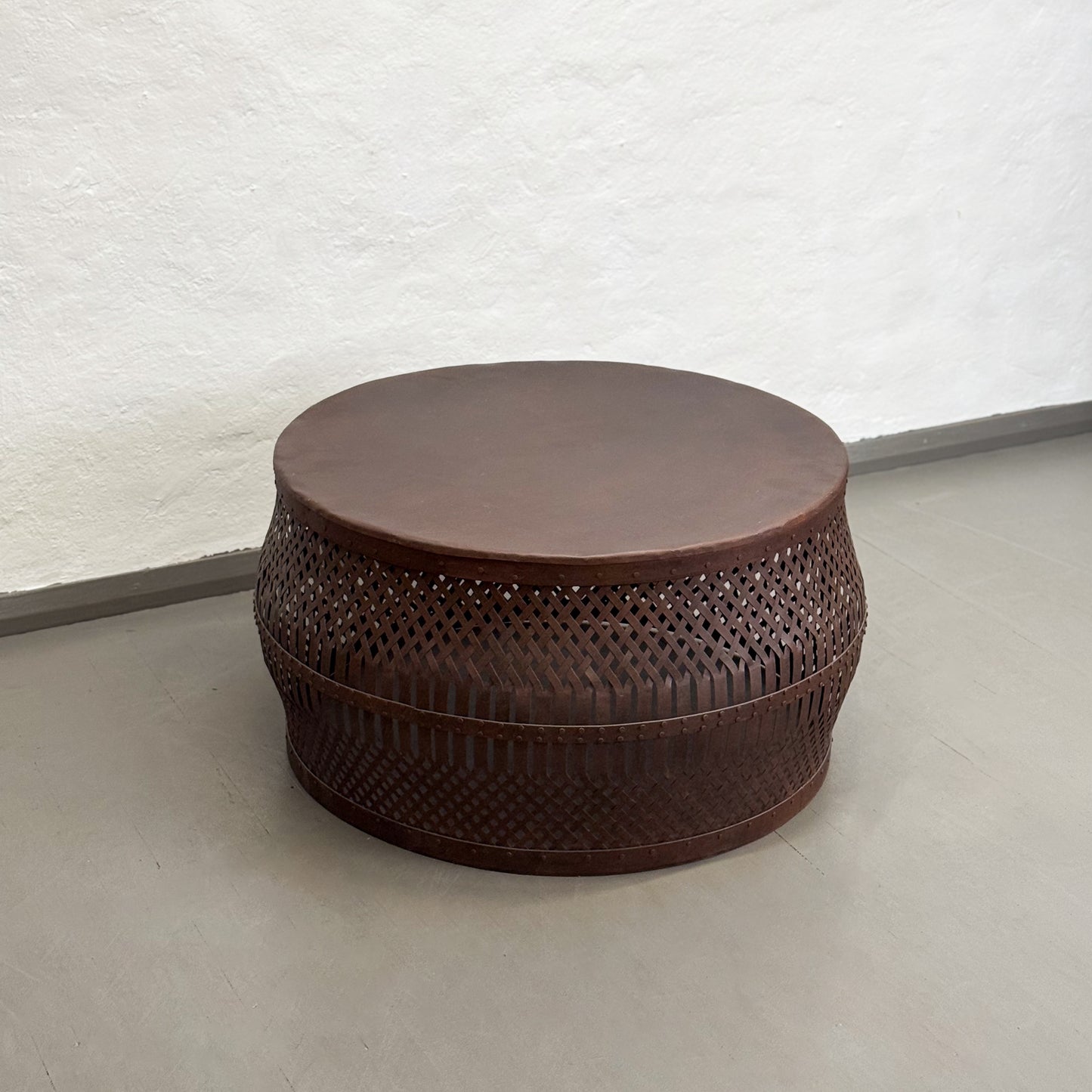 Jali Iron Drum Table I