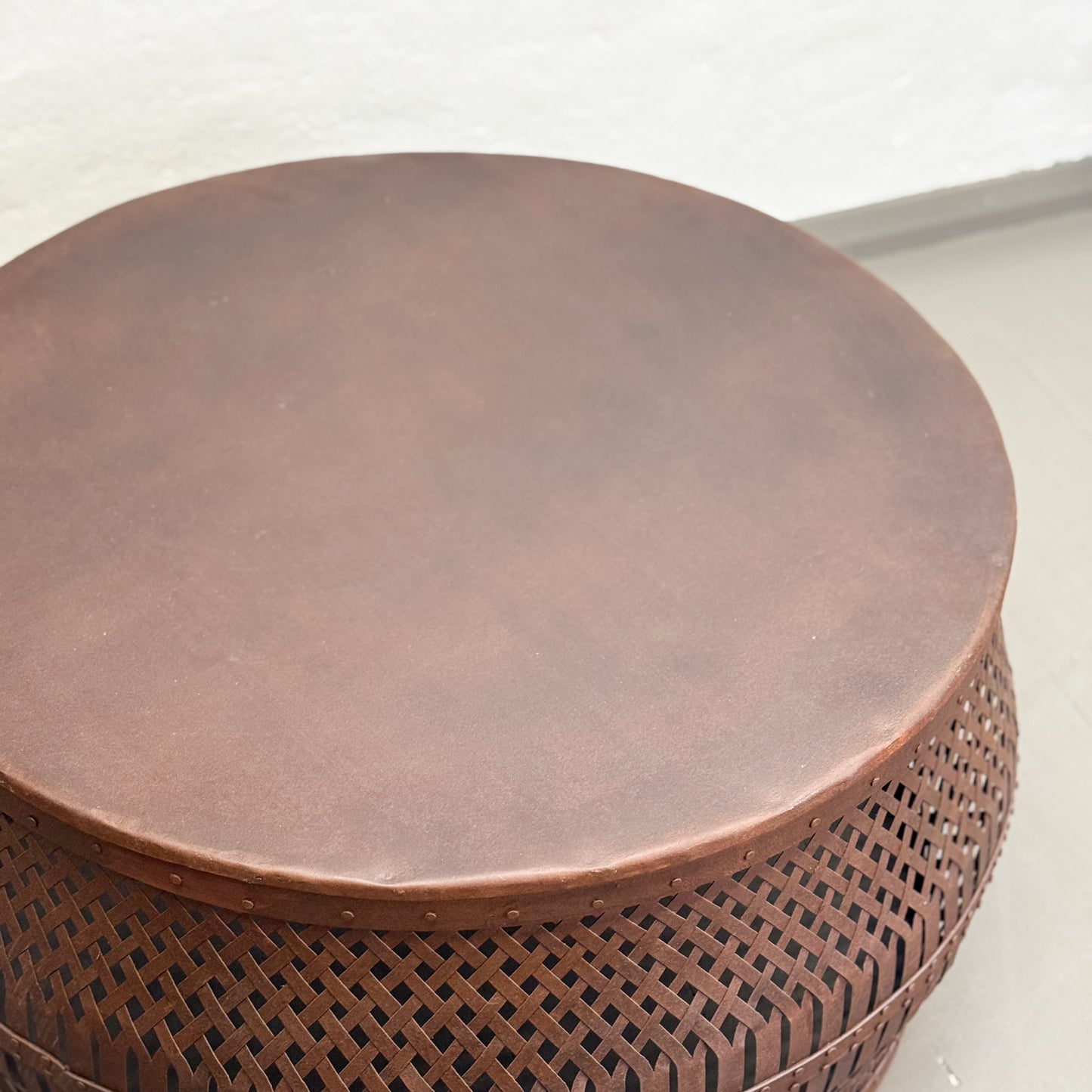 Jali Iron Drum Table I