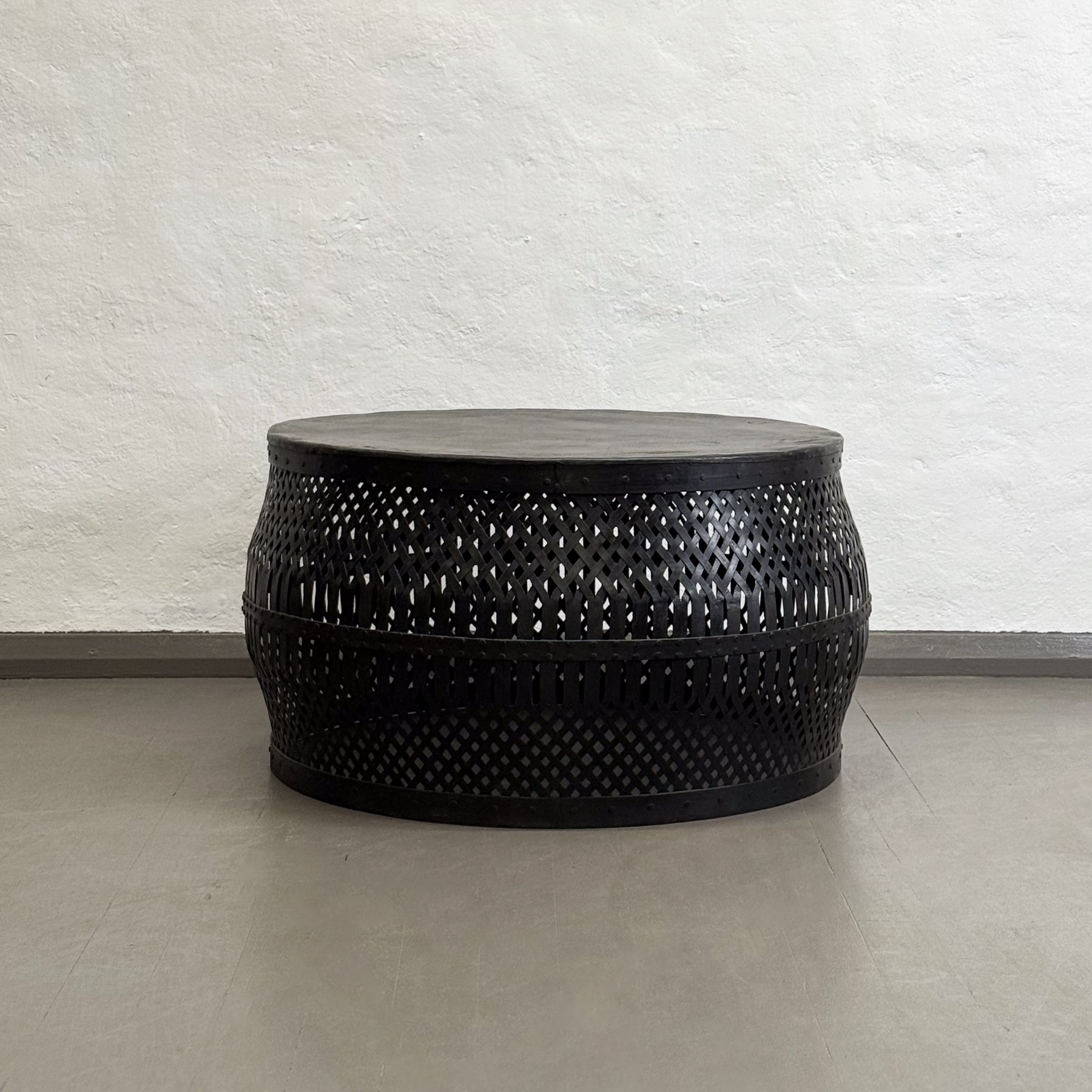 Jali Iron Drum Table III