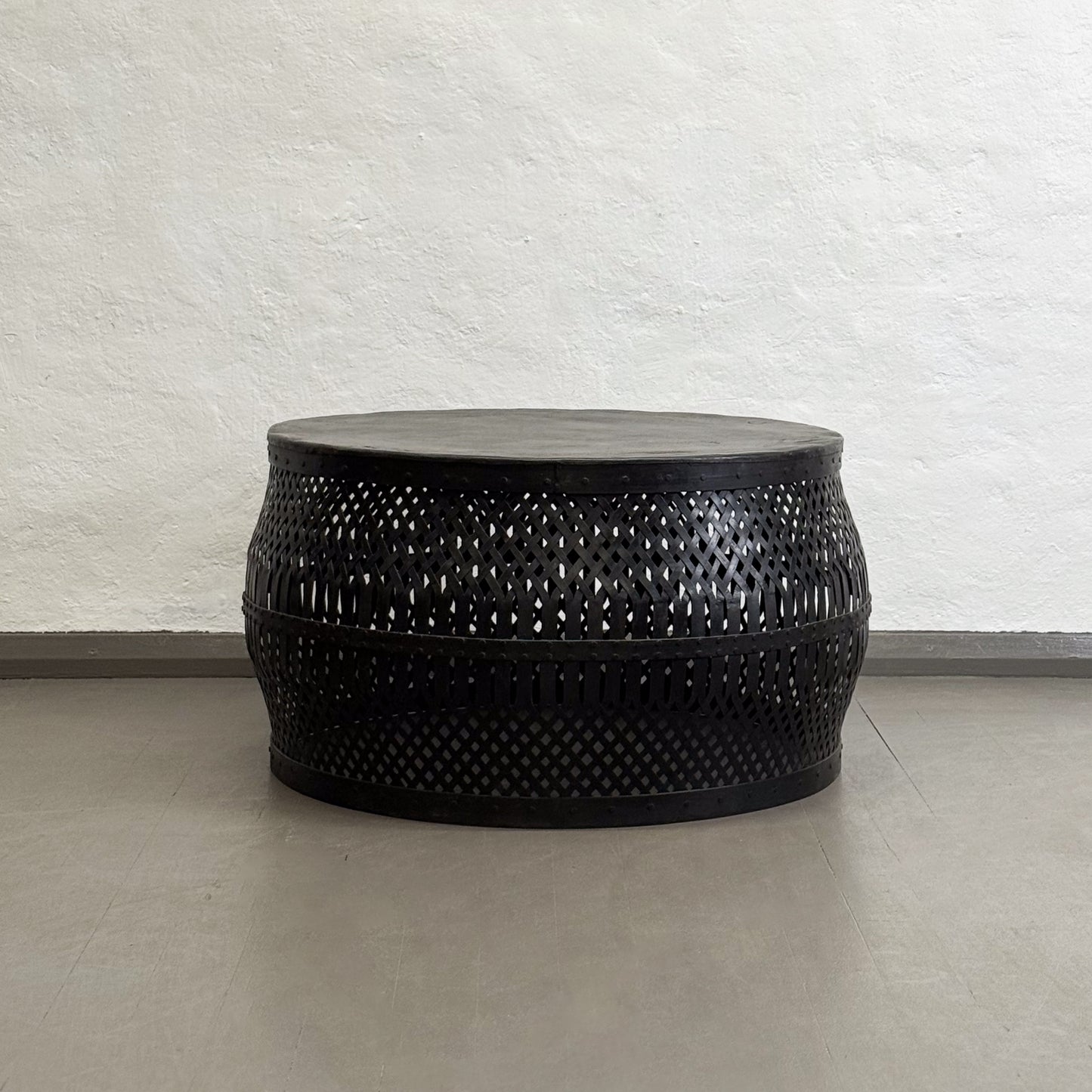 Jali Iron Drum Table III