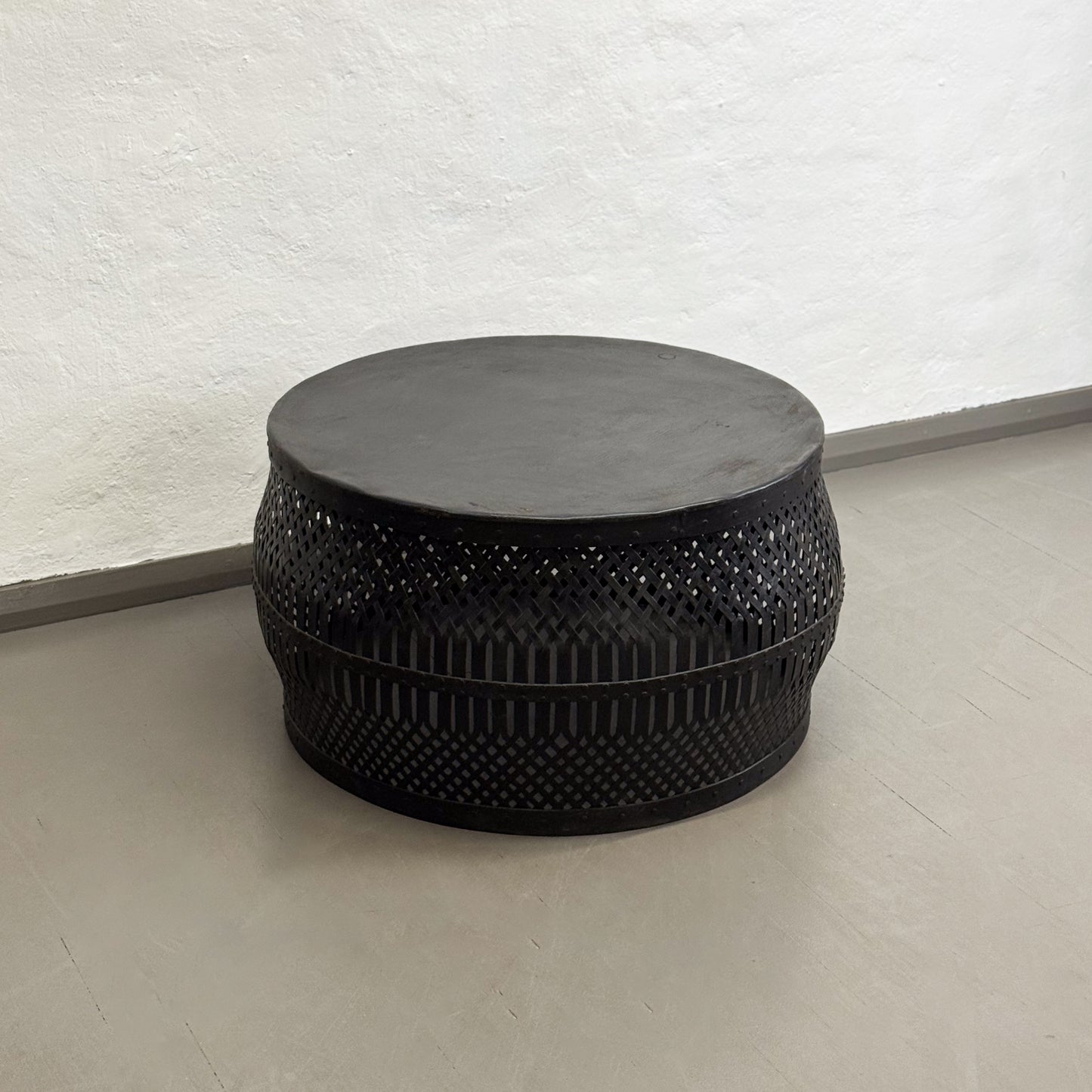 Jali Iron Drum Table III