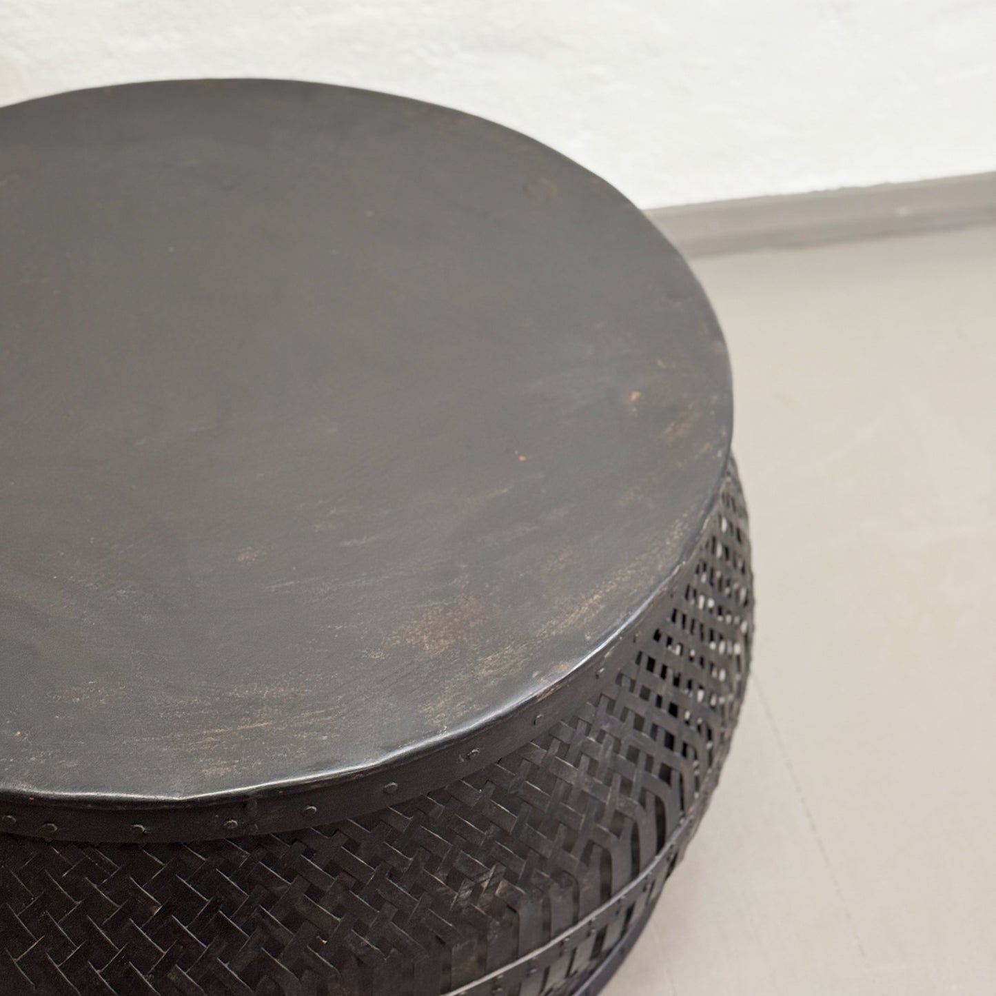 Jali Iron Drum Table III