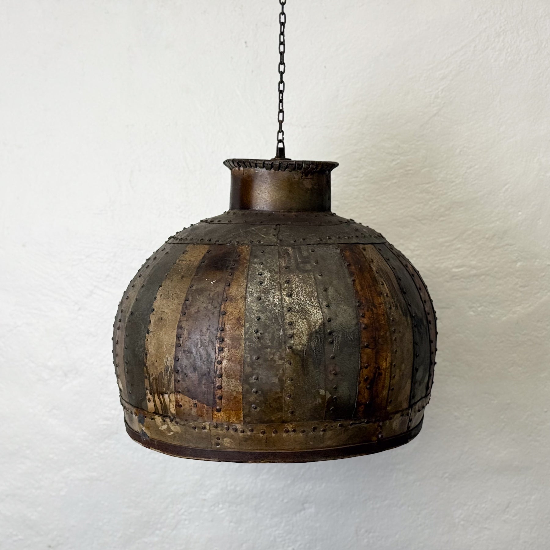 Domed Iron Pendant Light