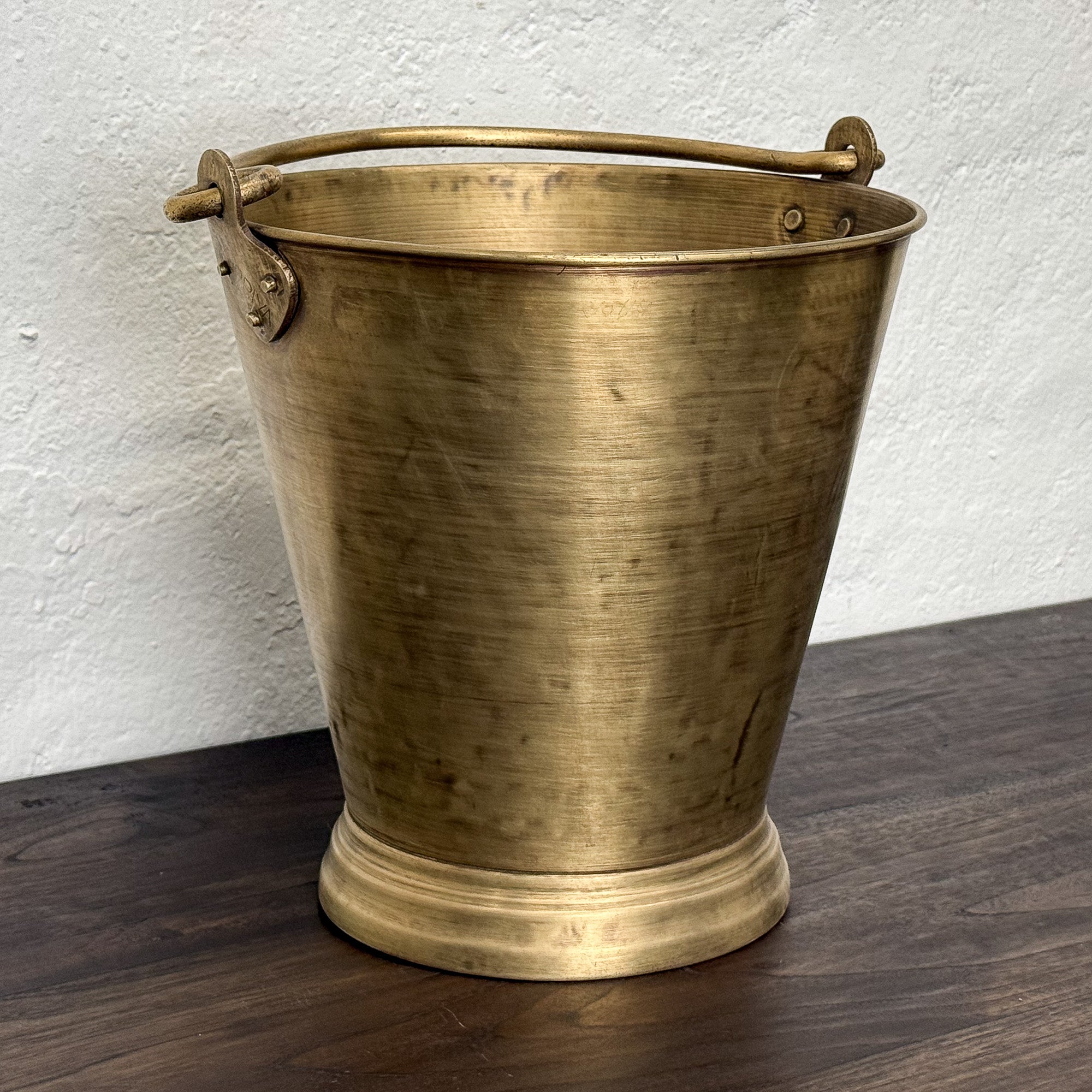 Brass Bucket with Handle