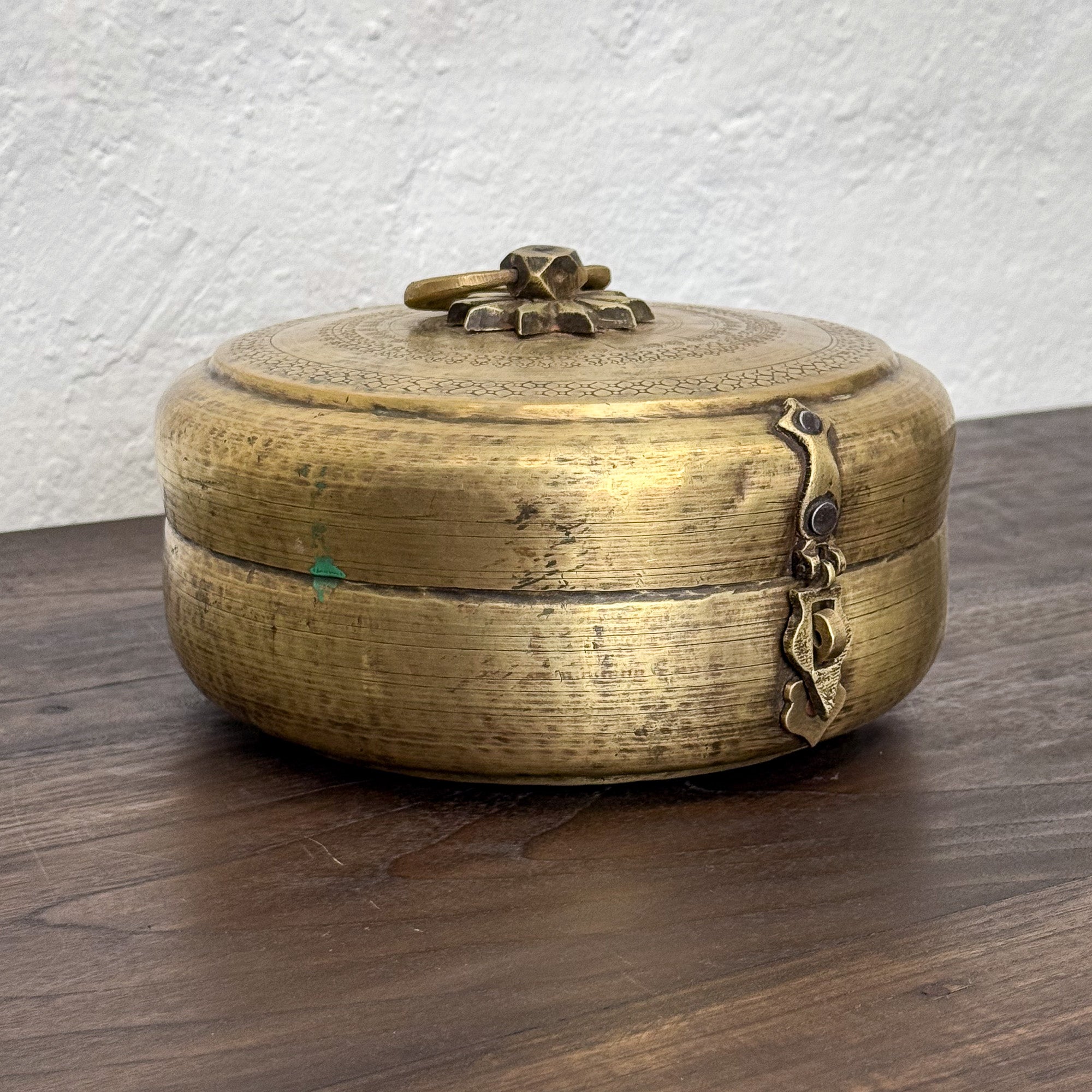 Medium Brass Chapati Box IV