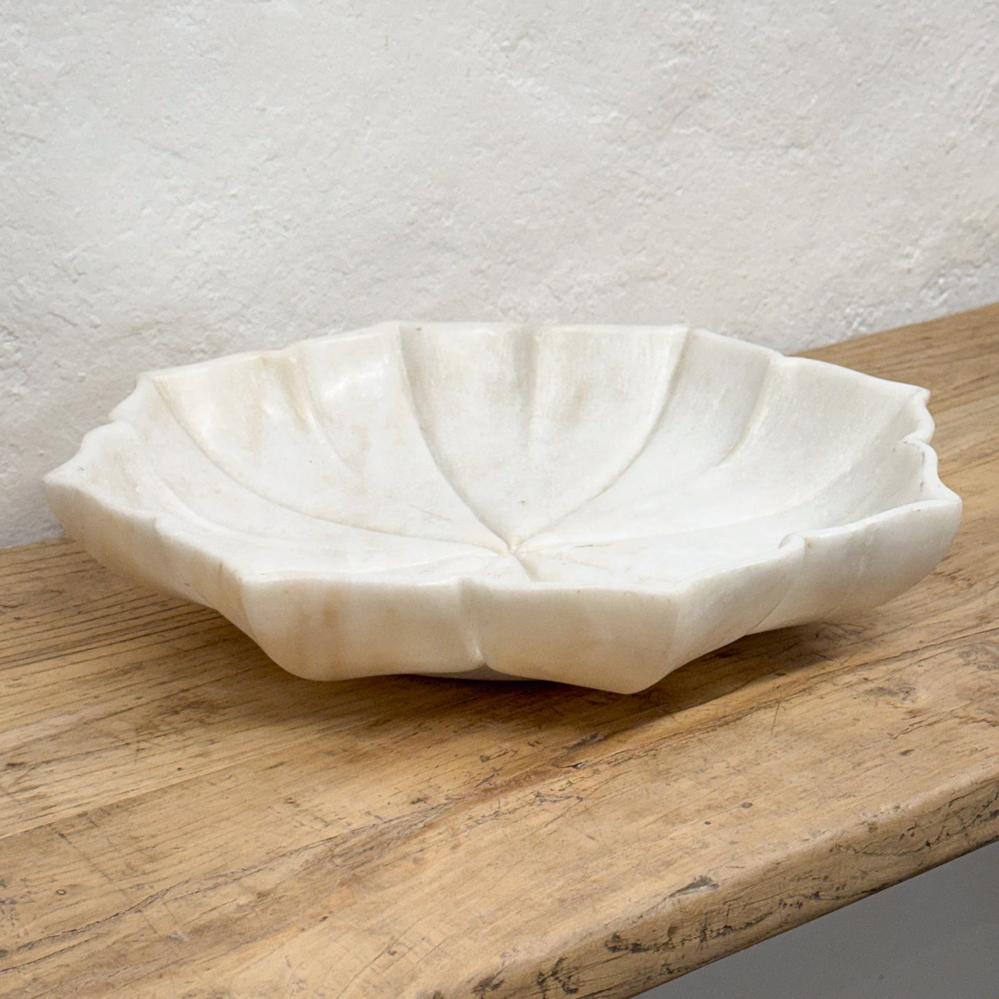 Octagonal Marble Flower Plate
