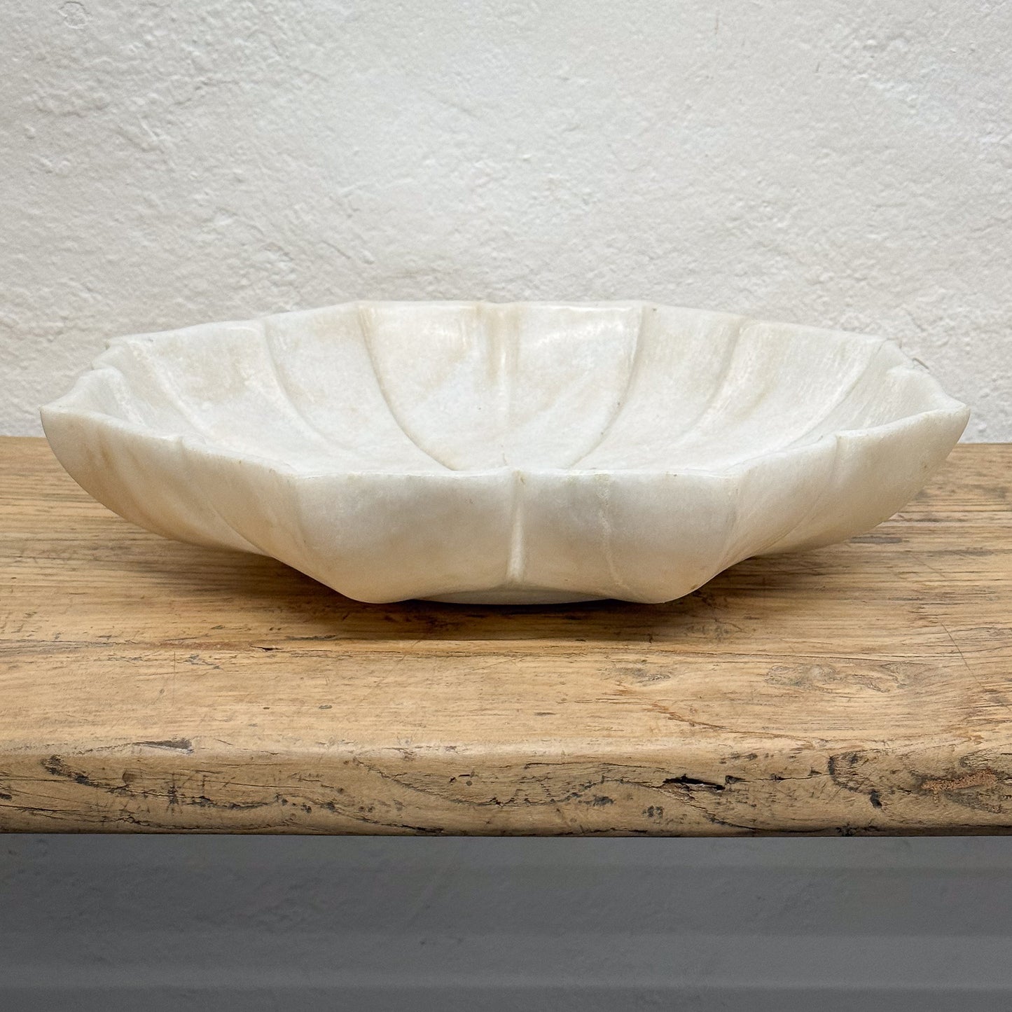 Octagonal Marble Flower Plate
