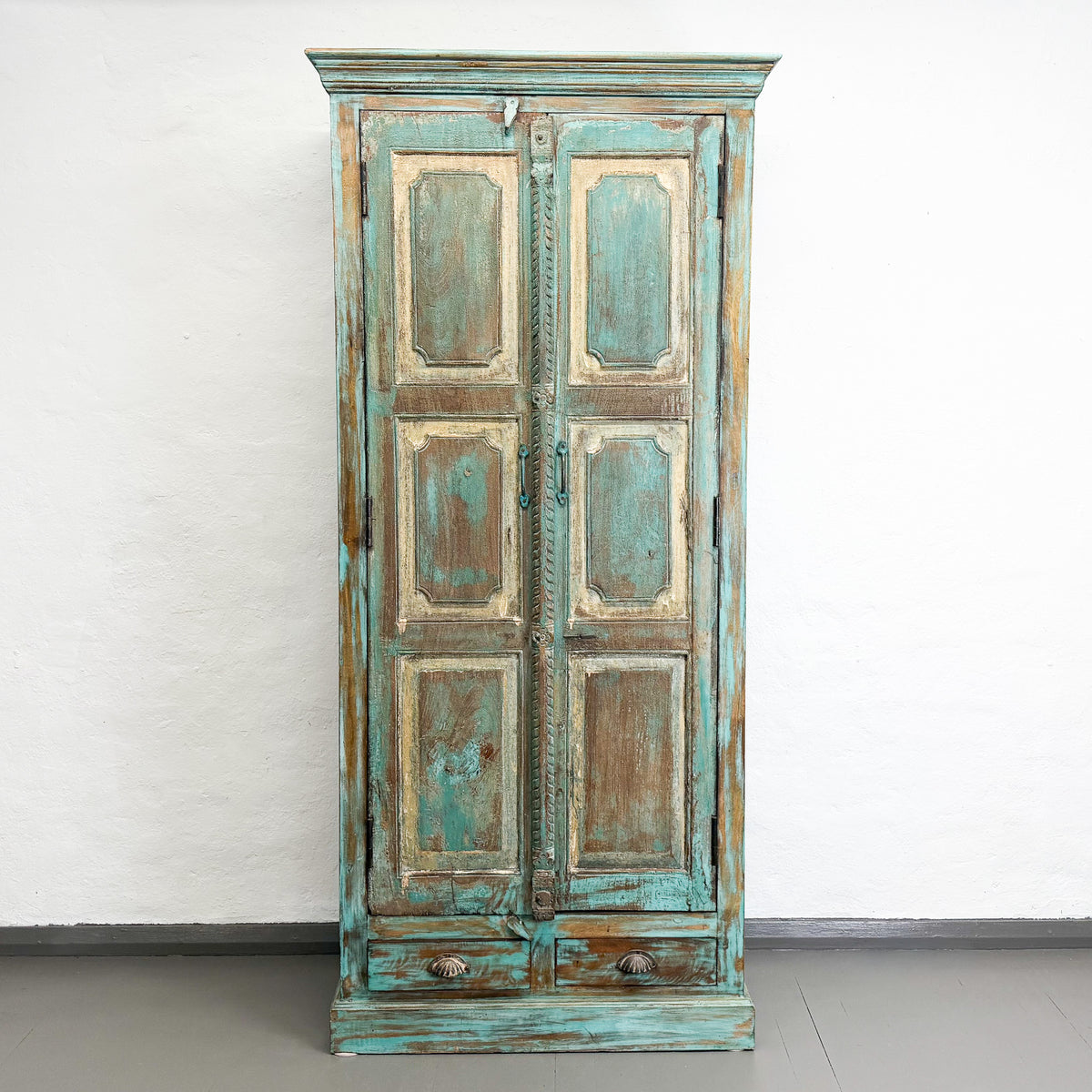 Turquoise Indian Almirah