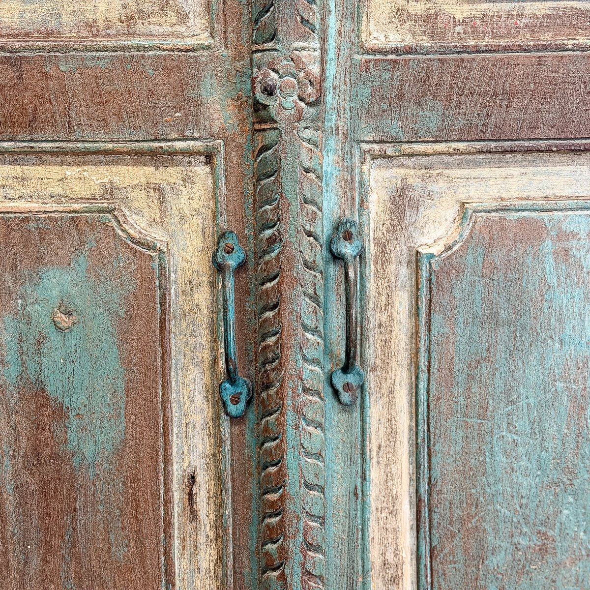 Turquoise Indian Almirah