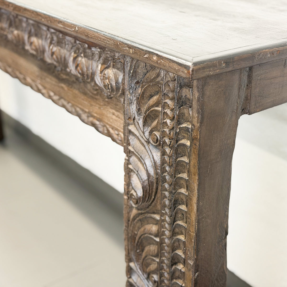 Carved Console Table