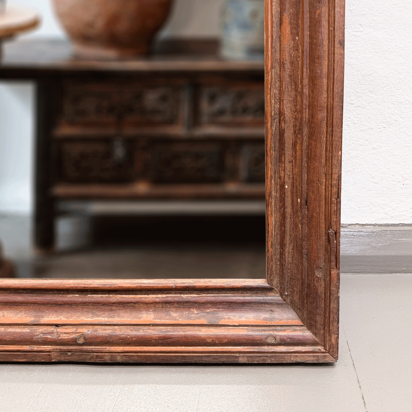 Teak Mirror